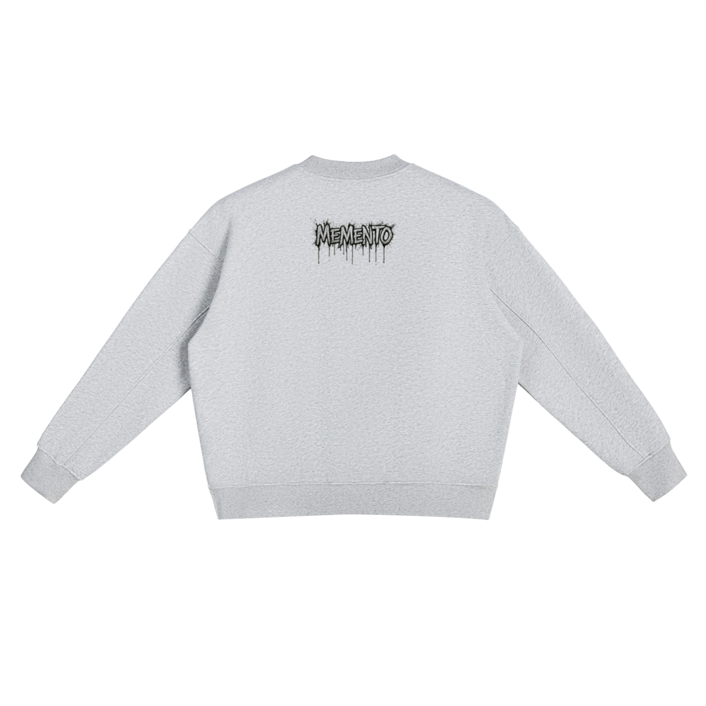 Melt Fleece Side Slit Crewneck Sweatshirt - Memento Mori Clothing