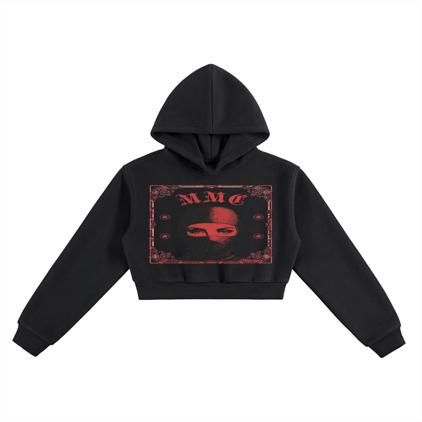 Savage Cropped Hoodie - Memento Mori Clothing