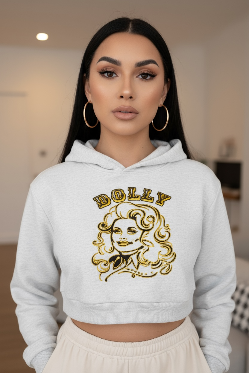Essential Cropped Hoodie - Memento Mori Clothing