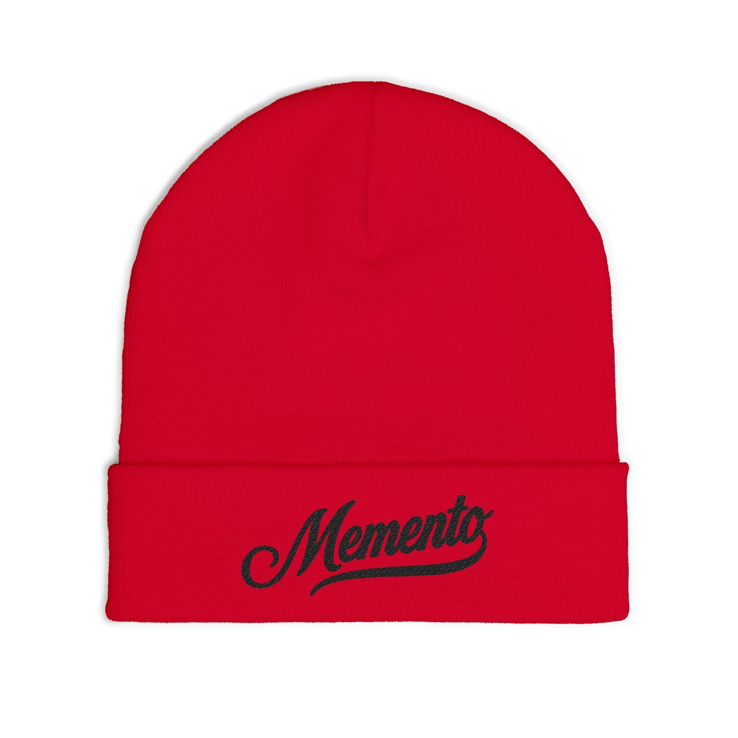 Beanie Hat Memento Mori Embroidered