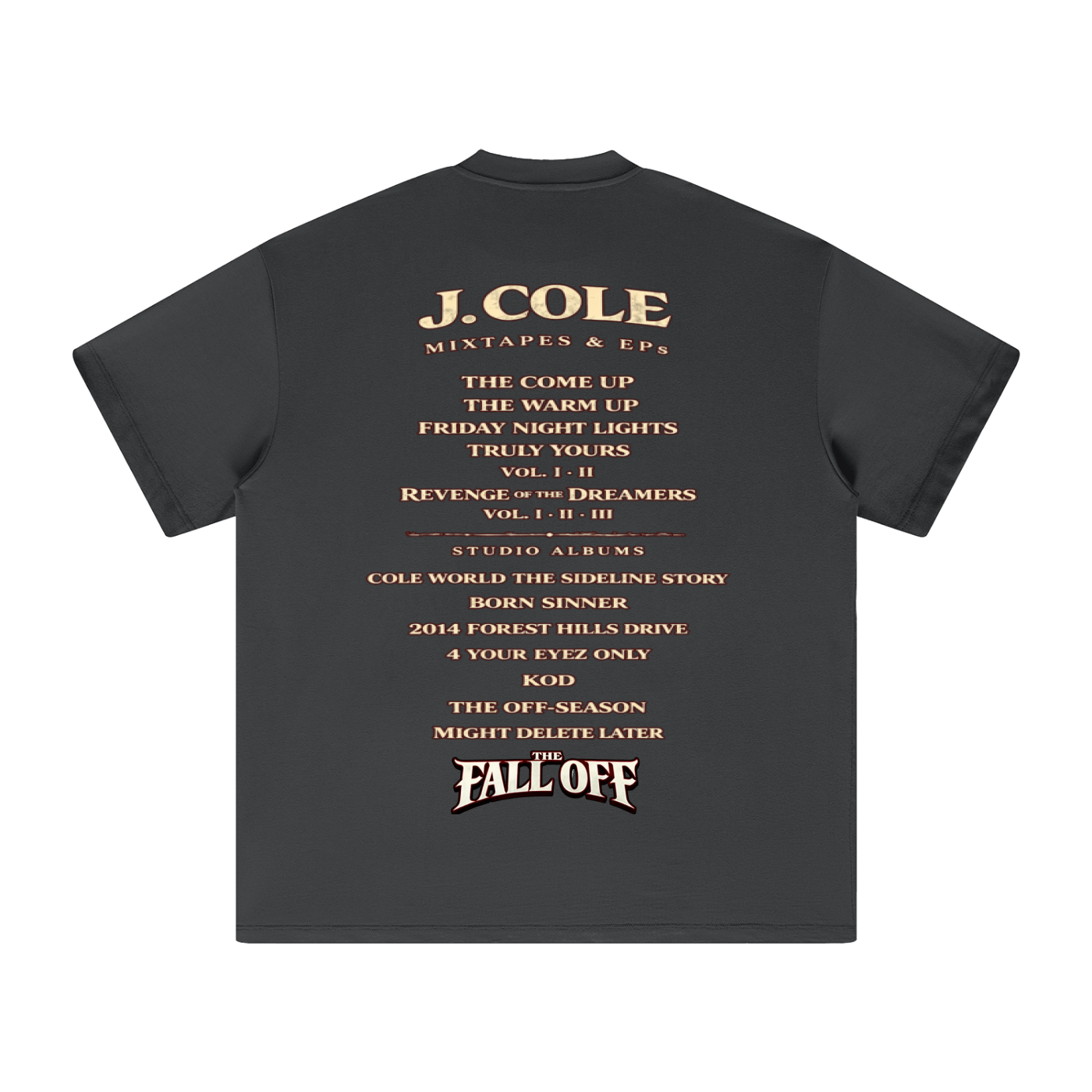 Jcole,Thefalloff,Coleworld,Tshirt ,Memento,Mementomori