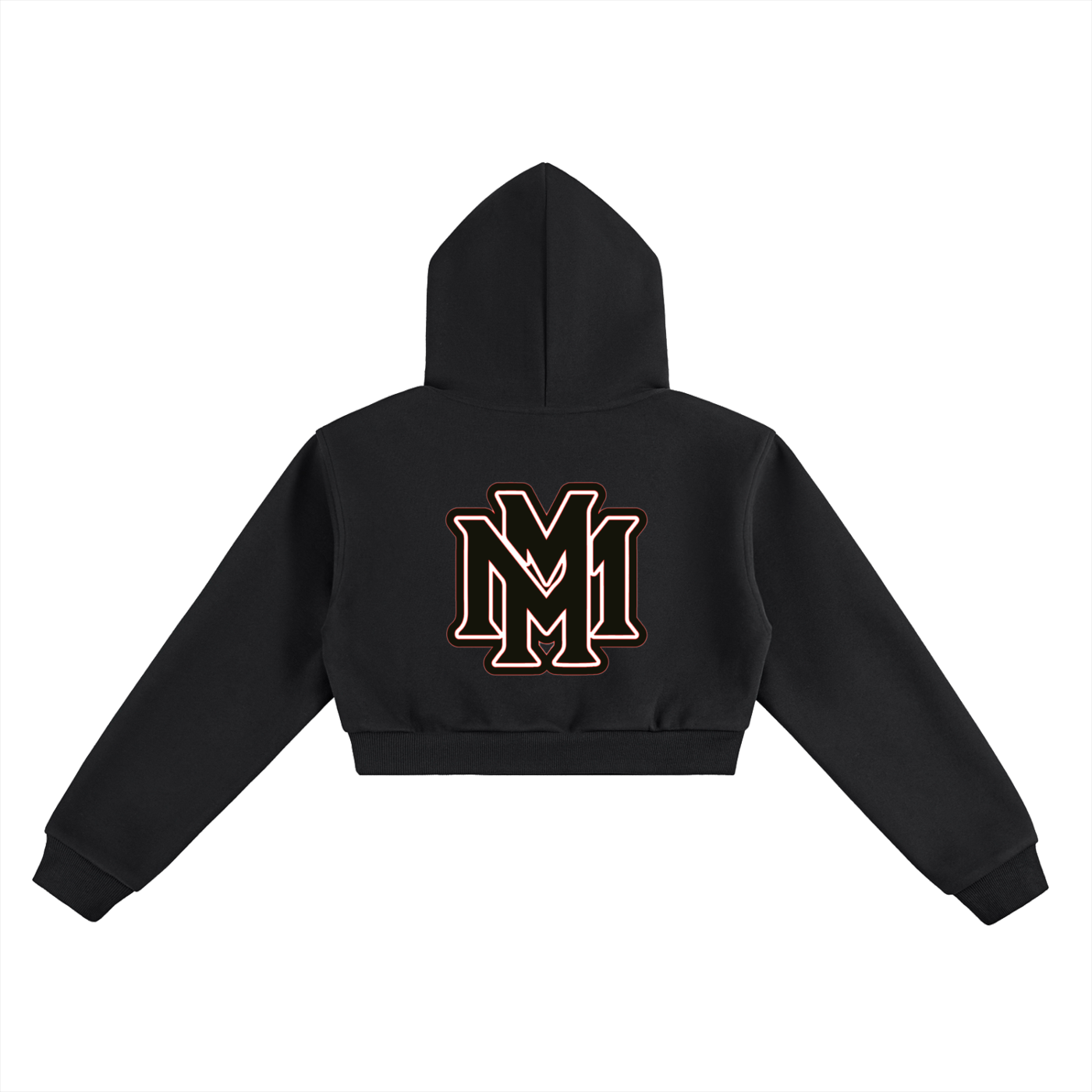 Say Less Cropped Hoodie - Memento Mori Clothing