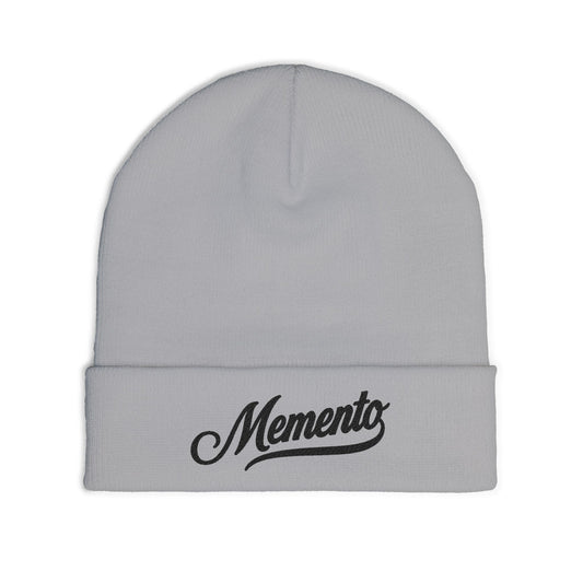 Beanie Hat Memento Mori Embroidered