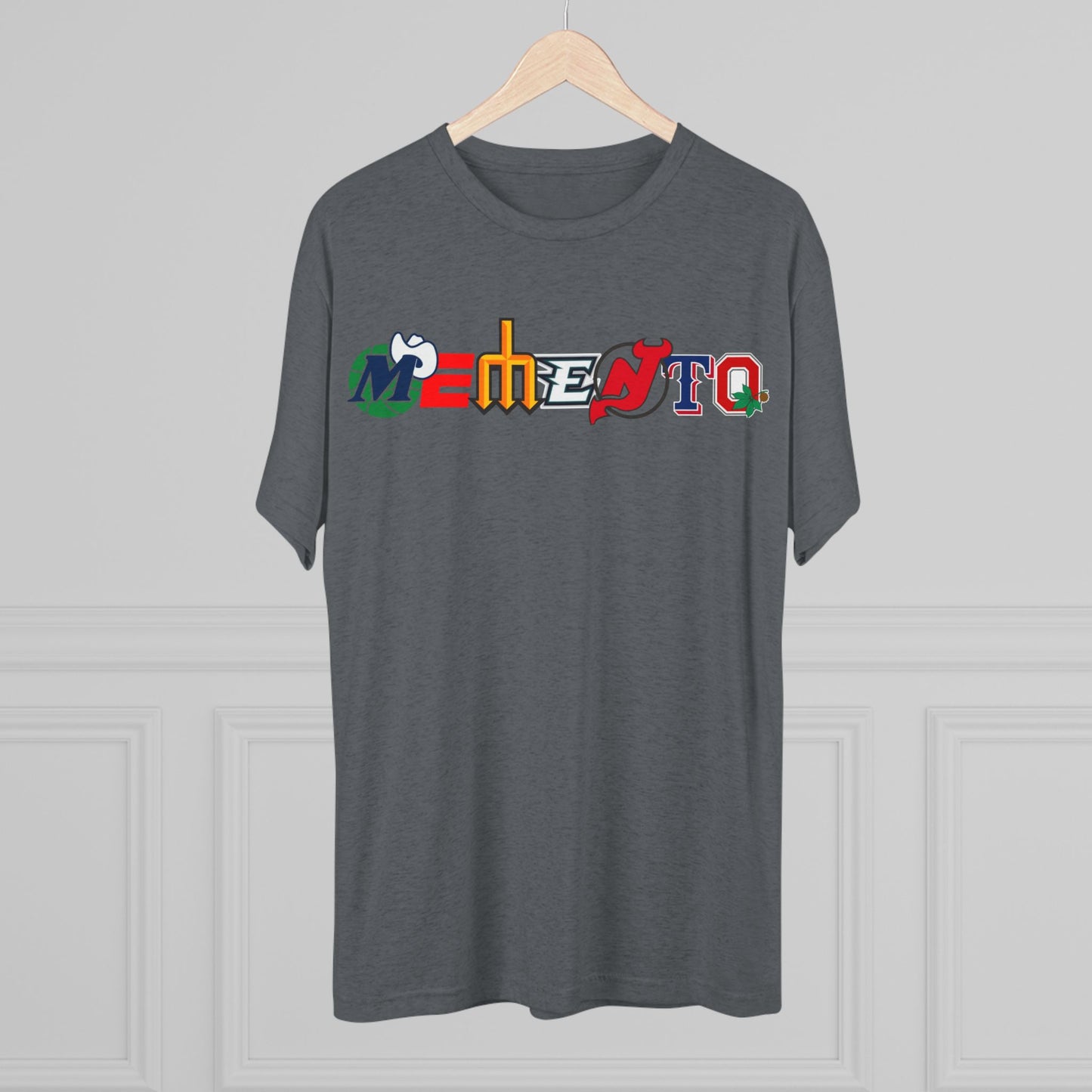 Logos Tri-Blend Crew Tee - Fun Graphic Design for Everyday Wear - Memento Mori Clothing