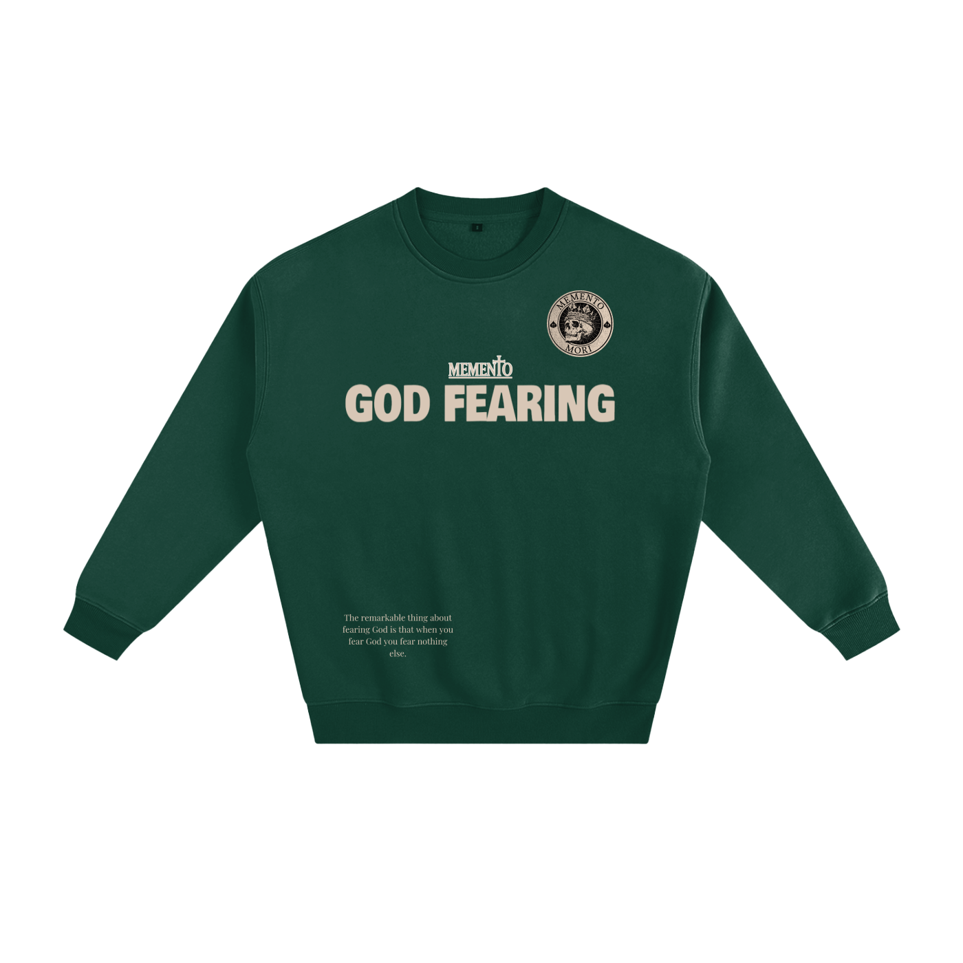 God fearing,Fear of god,Sweatshirt,Crewneck,Boxy
