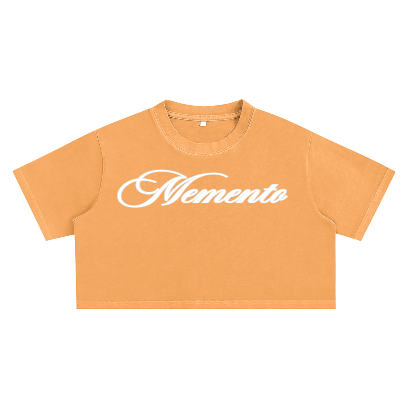 Memento Logo Crop Top - Memento Mori Clothing