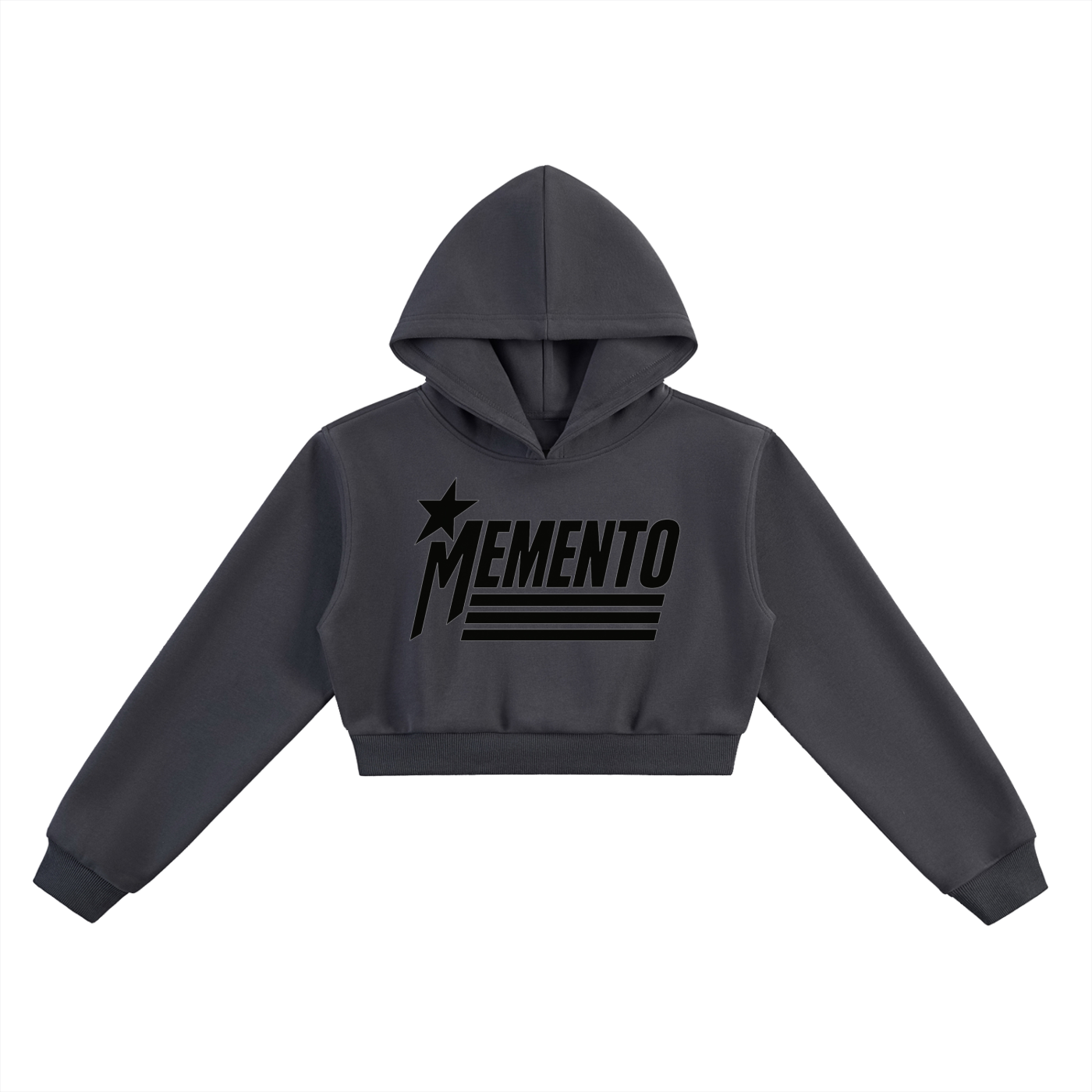 Essential Cropped Hoodie - Memento Mori Clothing