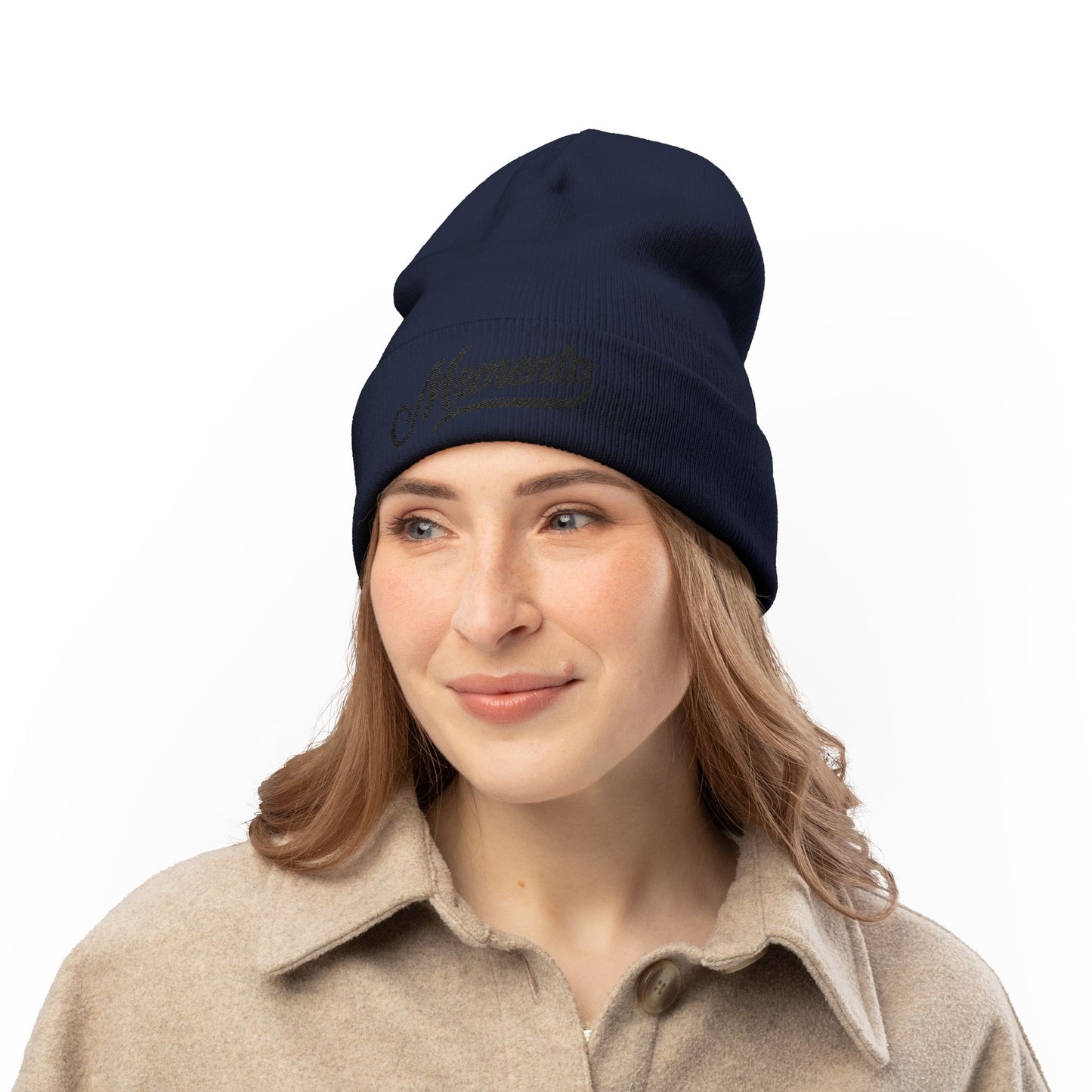 Beanie Hat Memento Mori Embroidered