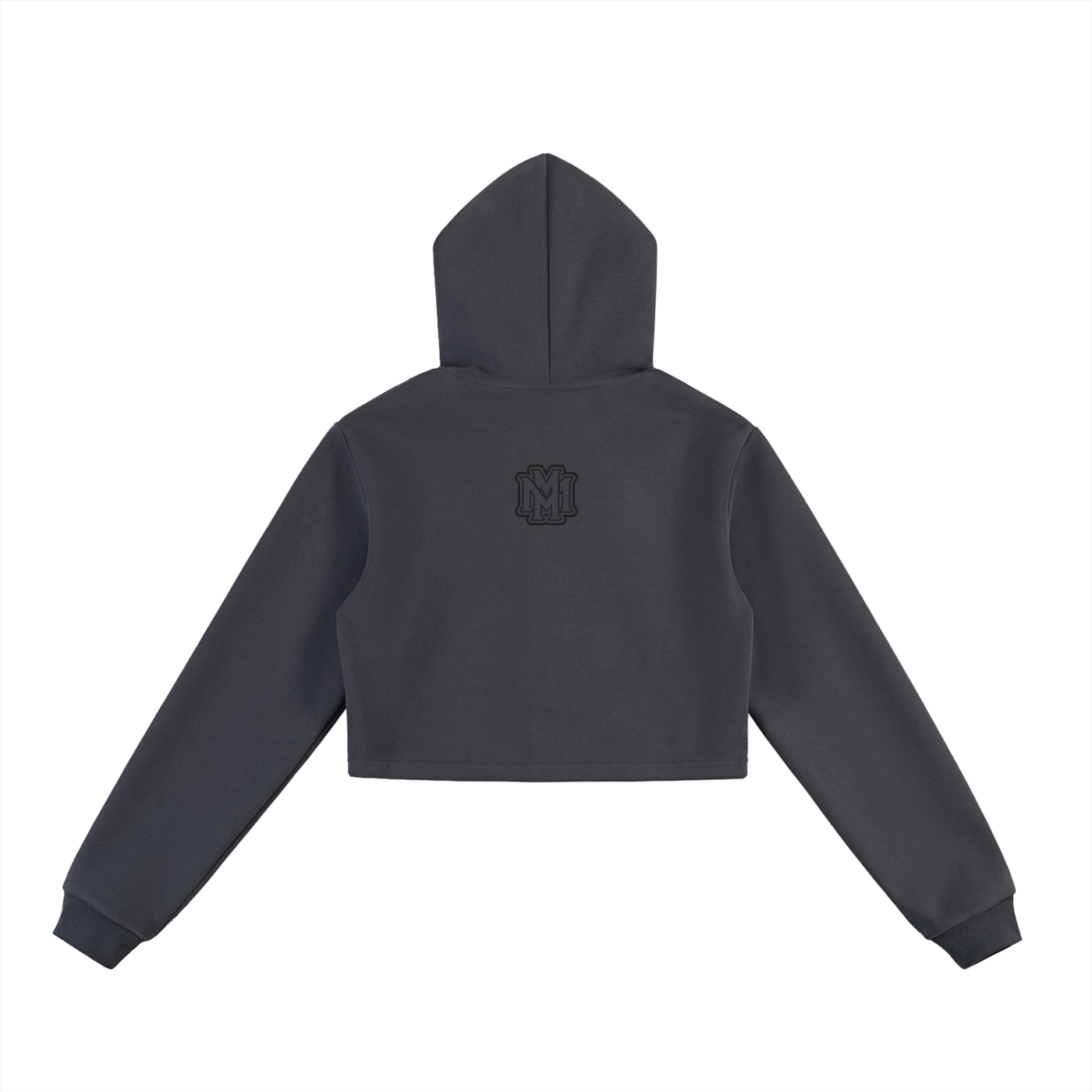 MMC Essential Cropped Zip-Up Hoodie - Memento Mori Clothing