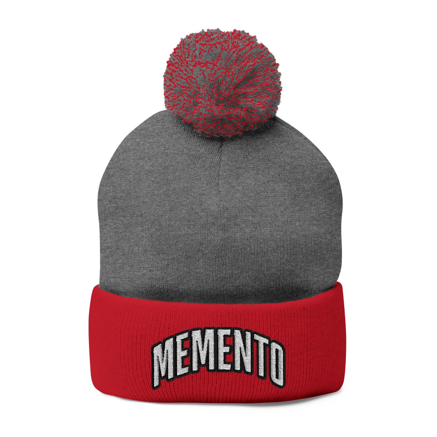 Beanie Hat Memento Mori Embroidered Knit Cap