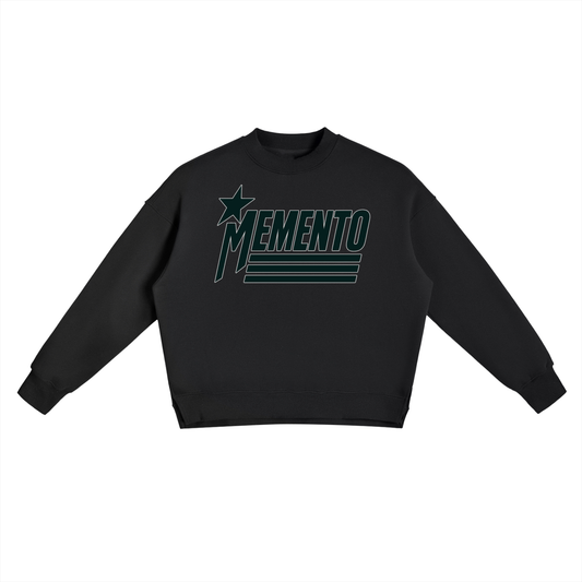 Fleece Side Slit Crewneck Sweatshirt - Memento Mori Clothing