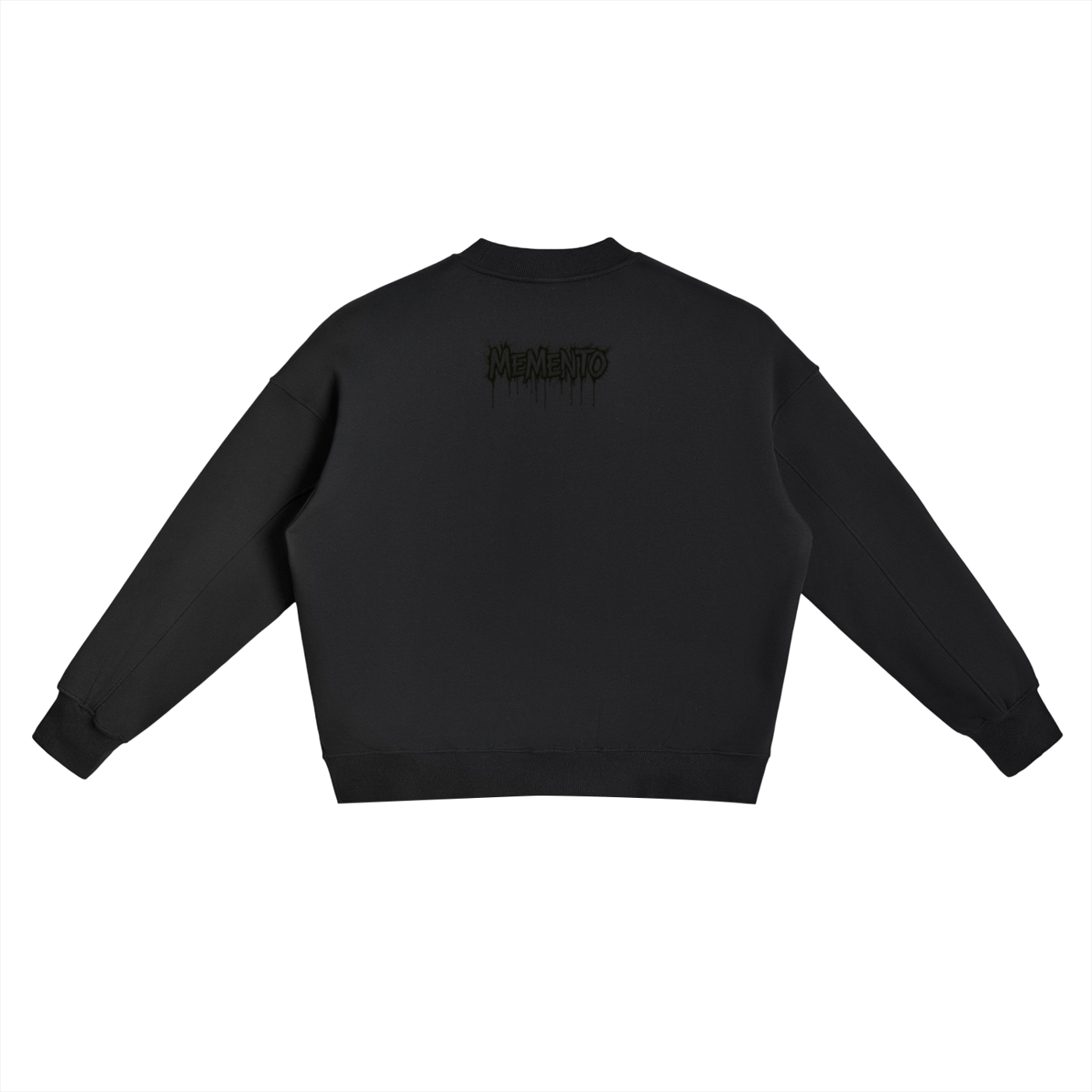 Melt Fleece Side Slit Crewneck Sweatshirt - Memento Mori Clothing