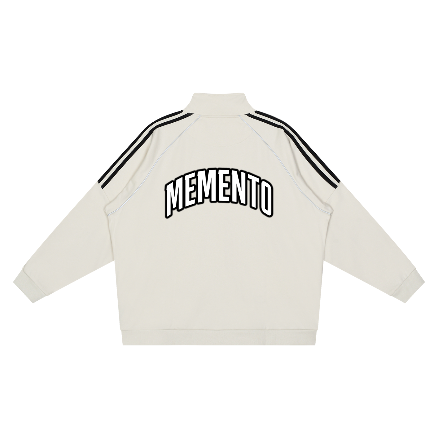 Reflection Striped Raglan Sleeve  Jacket - Memento Mori Clothing