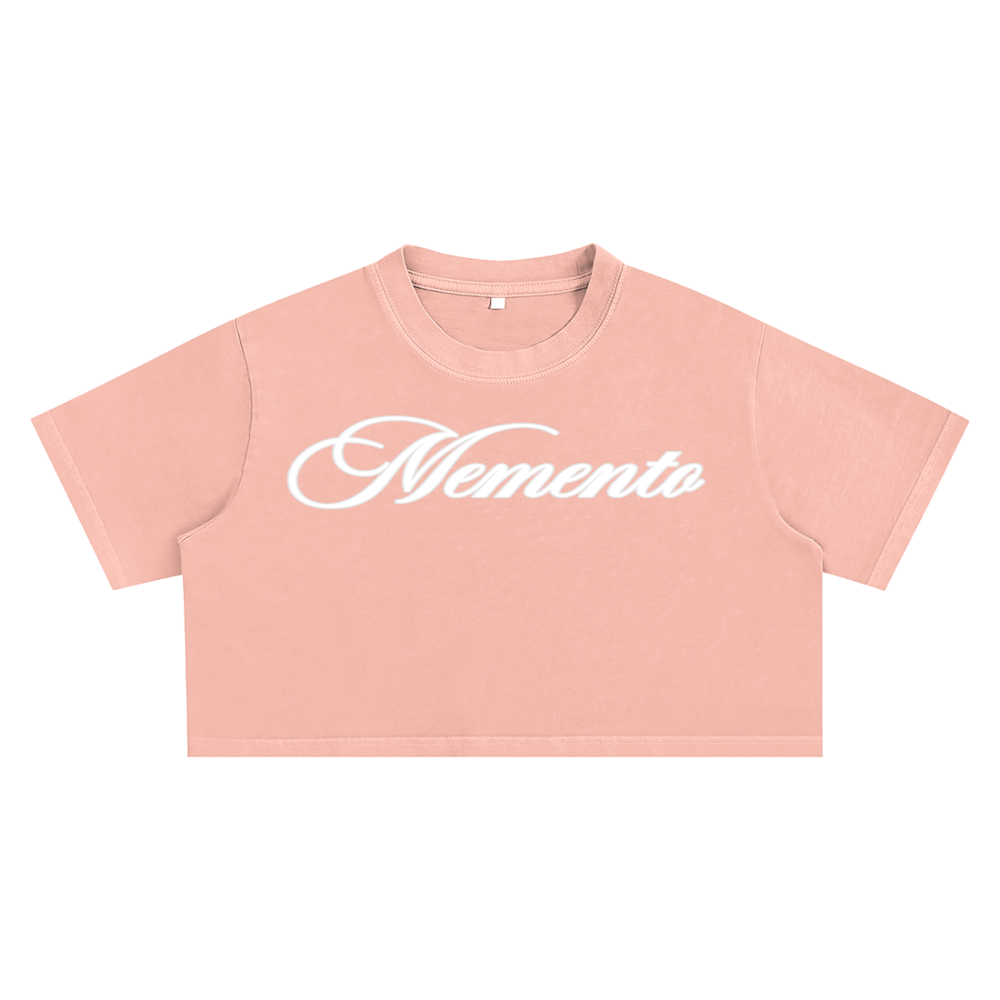 Memento Logo Crop Top - Memento Mori Clothing