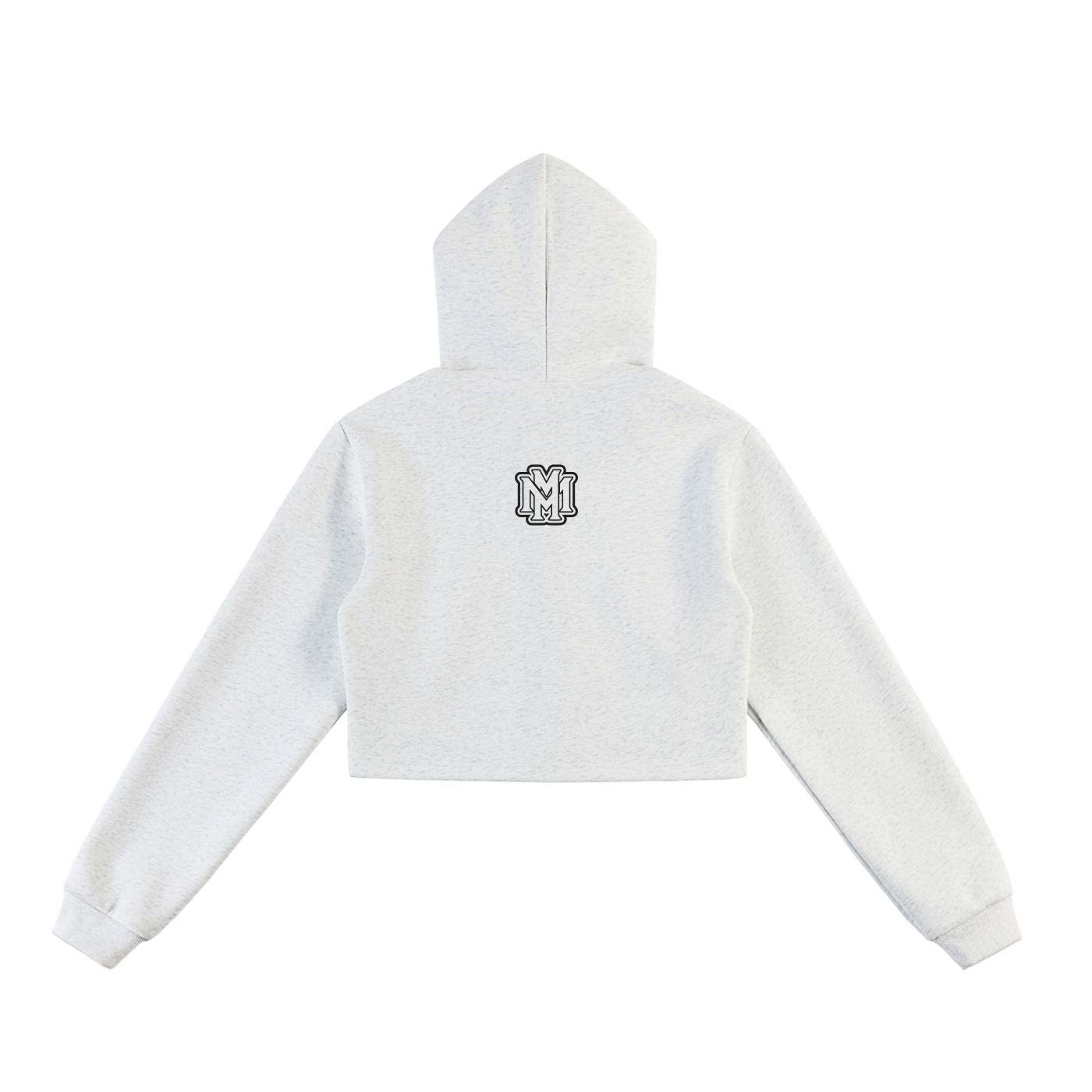 MMC Essential Cropped Zip-Up Hoodie - Memento Mori Clothing