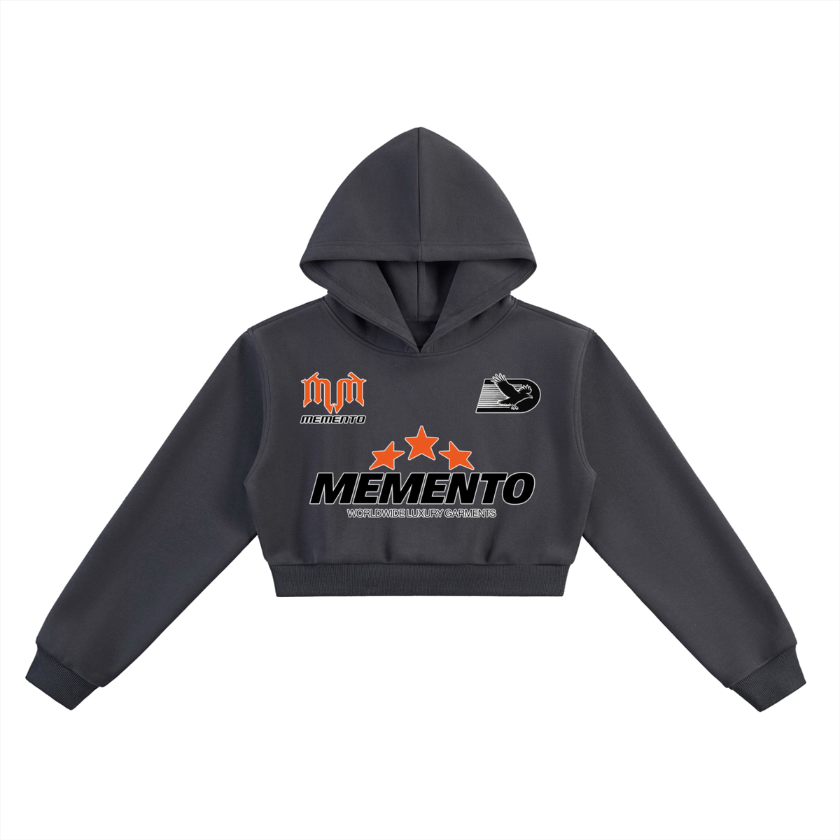 MM Star Essential Cropped Hoodie