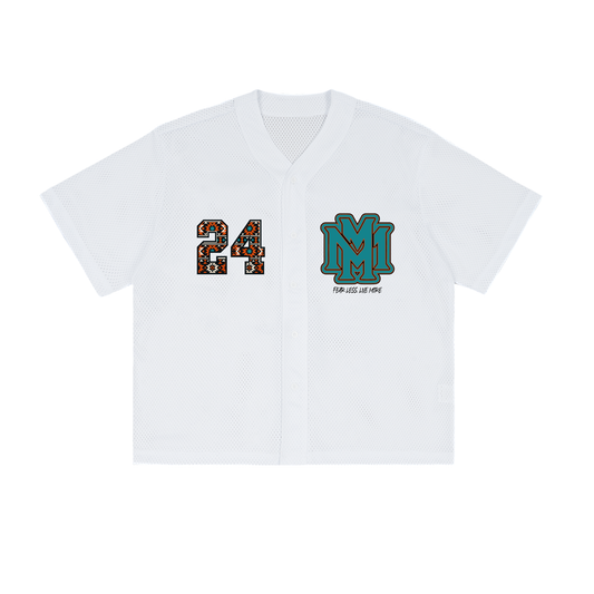 Varsity Button-Up Baseball Jersey - Memento Mori Clothing