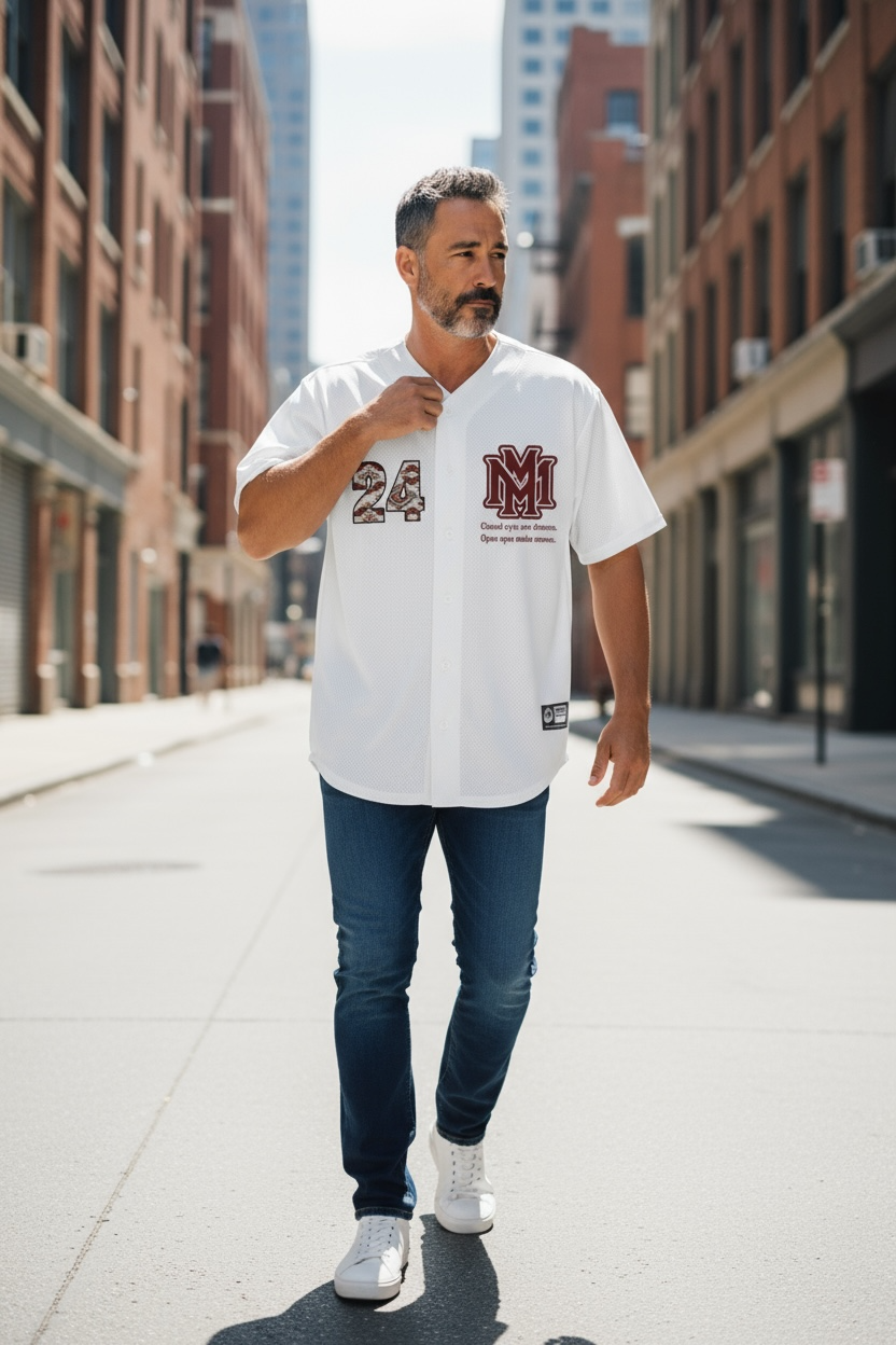 Memento Aztec Baseball Jersey - Memento Mori Clothing