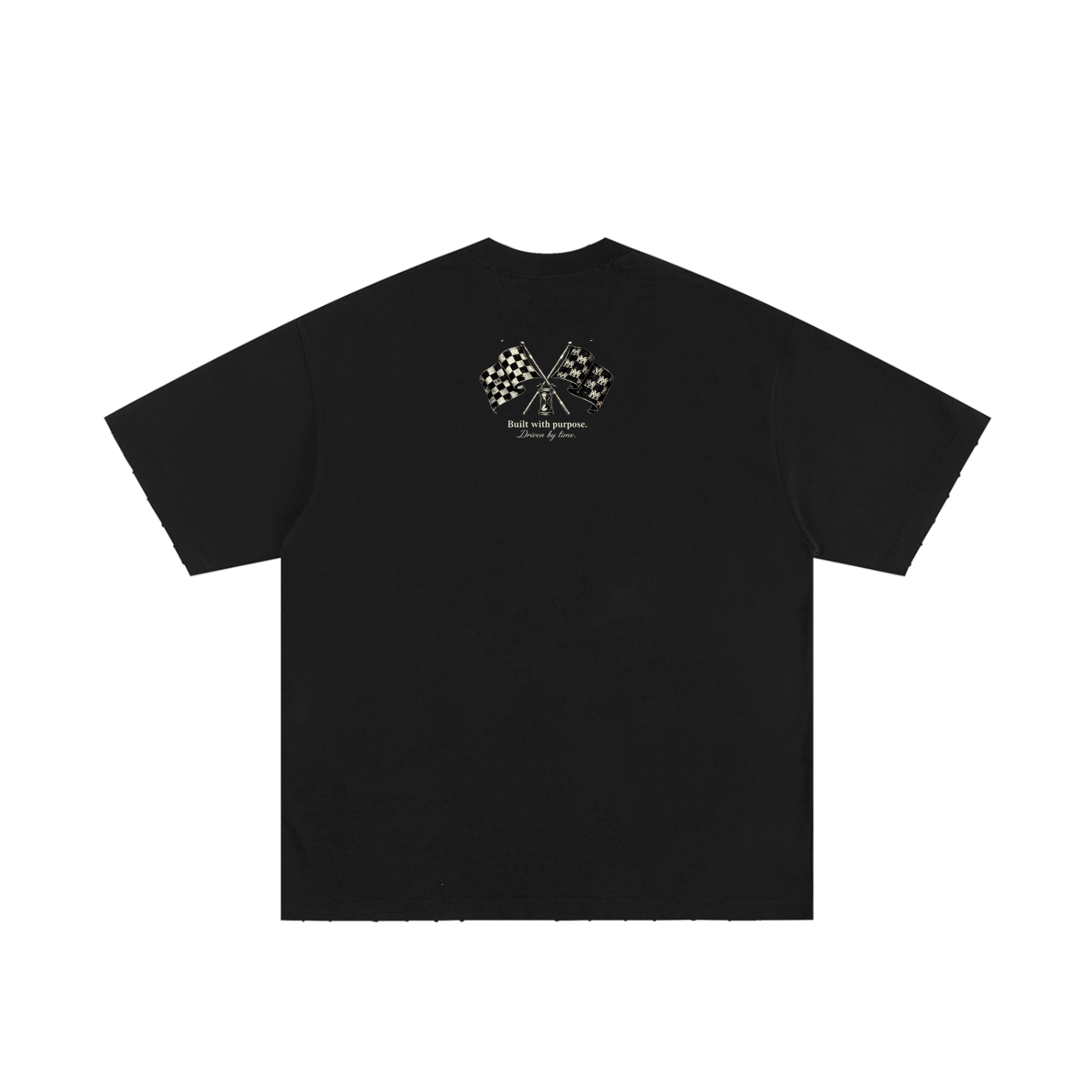 Purpose Heavyweight Hand-frayed T-Shirt - Memento Mori Clothing