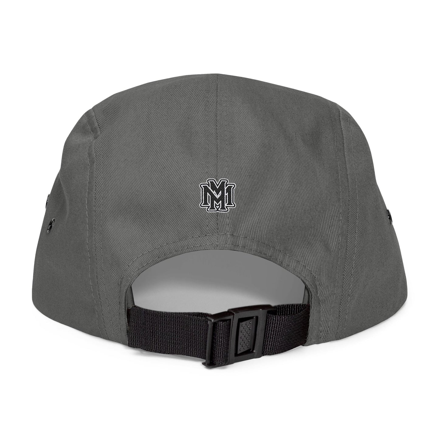 Embroidered 5 Panel Cap - Memento Logo Design - Memento Mori Clothing