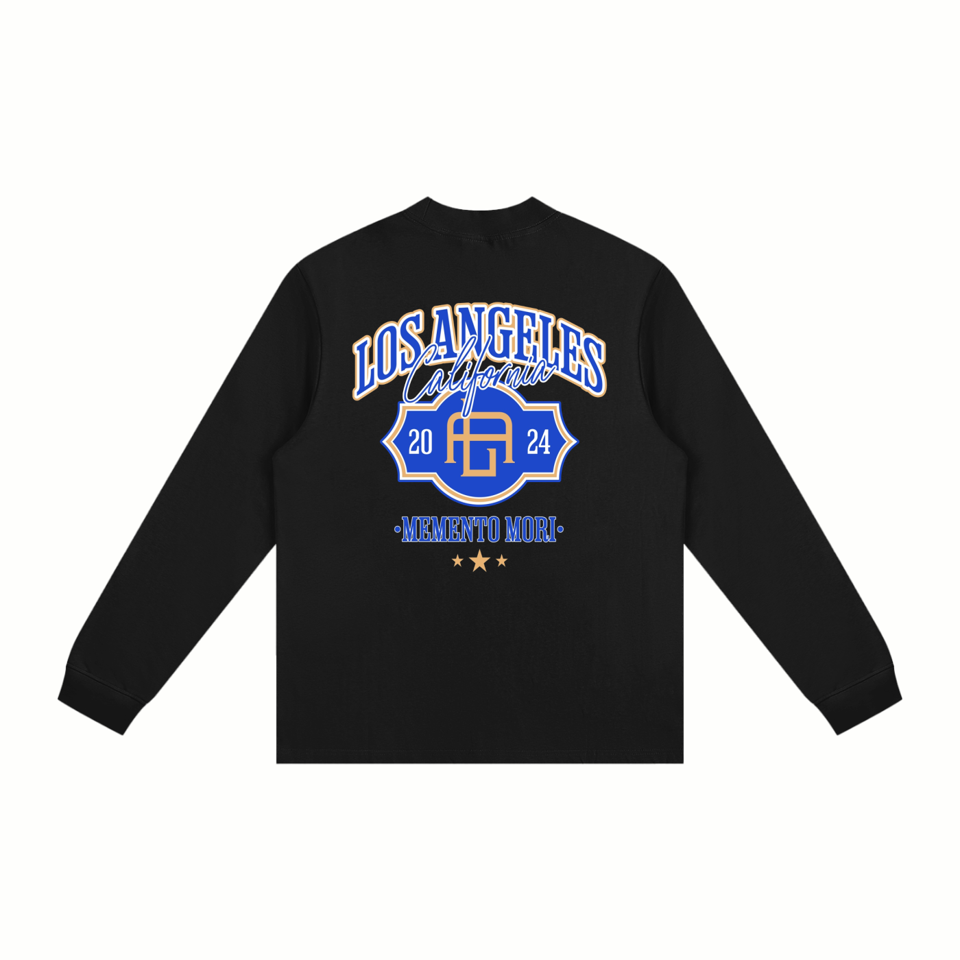 LA Essential Non-Shrink Mock Neck Sweatshirt - Memento Mori Clothing