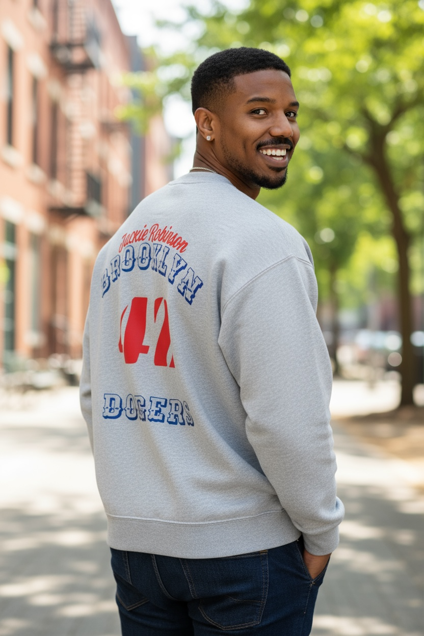 Brooklyn JR Side Slit Crewneck Sweatshirt - Memento Mori Clothing