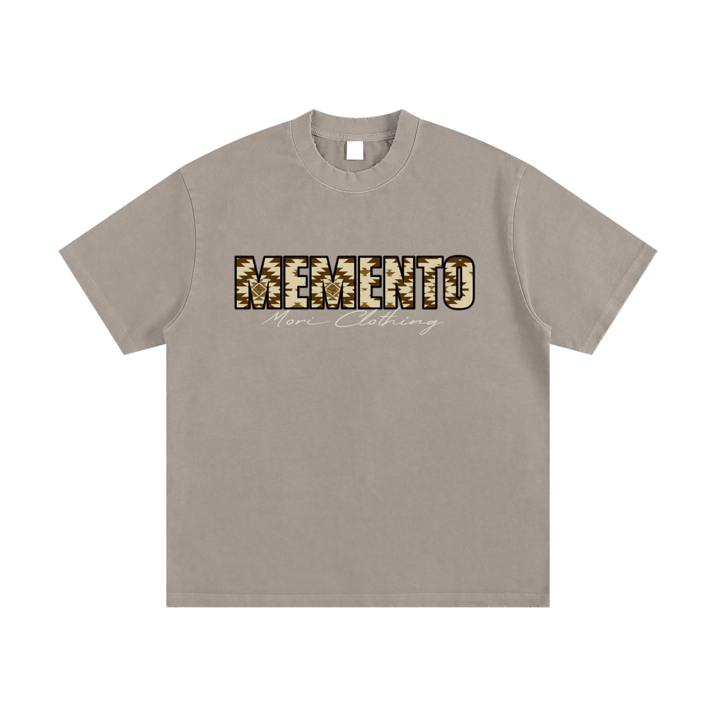 Heavyweight Vintage Washed Frayed T-Shirt - Memento Mori Clothing