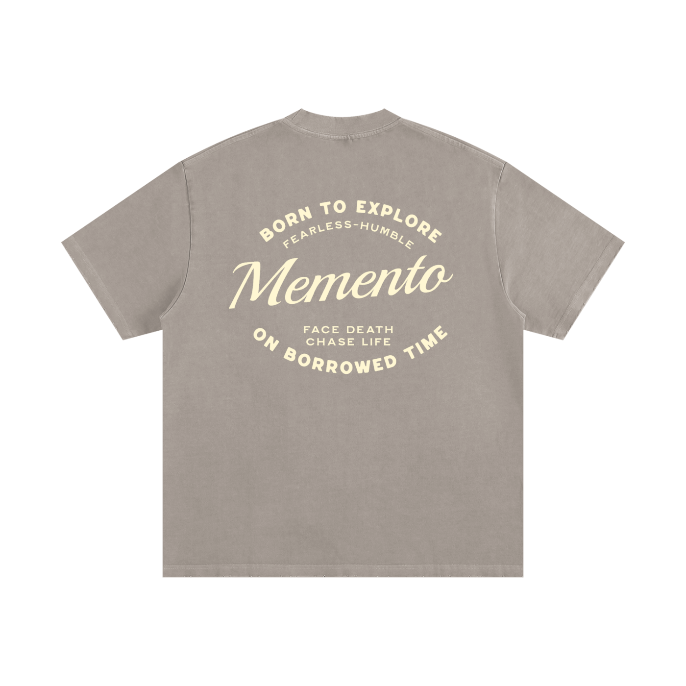 Heavyweight Vintage Washed Frayed T-Shirt - Memento Mori Clothing