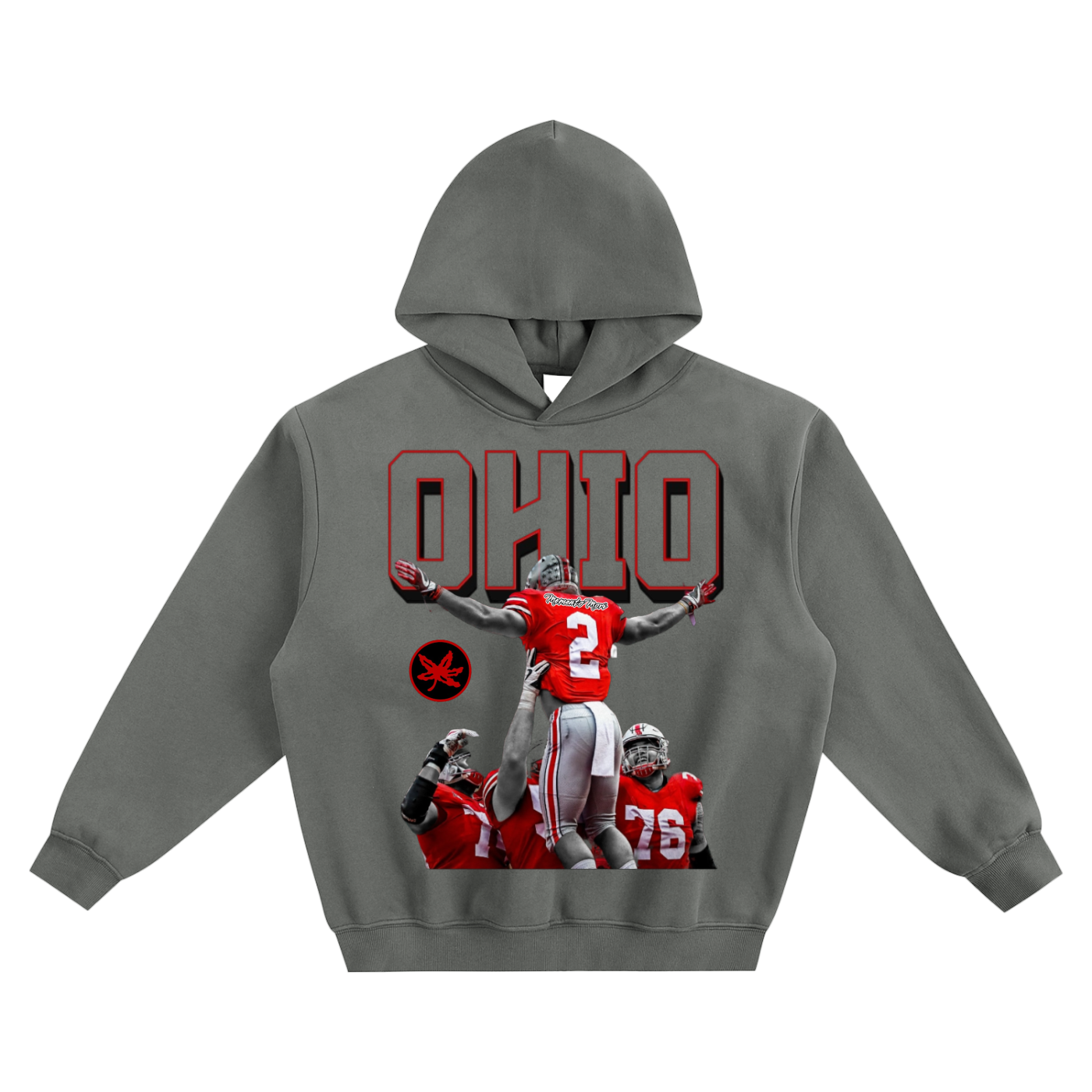 Fleeced Boxy Hoodie - Memento Mori Clothing