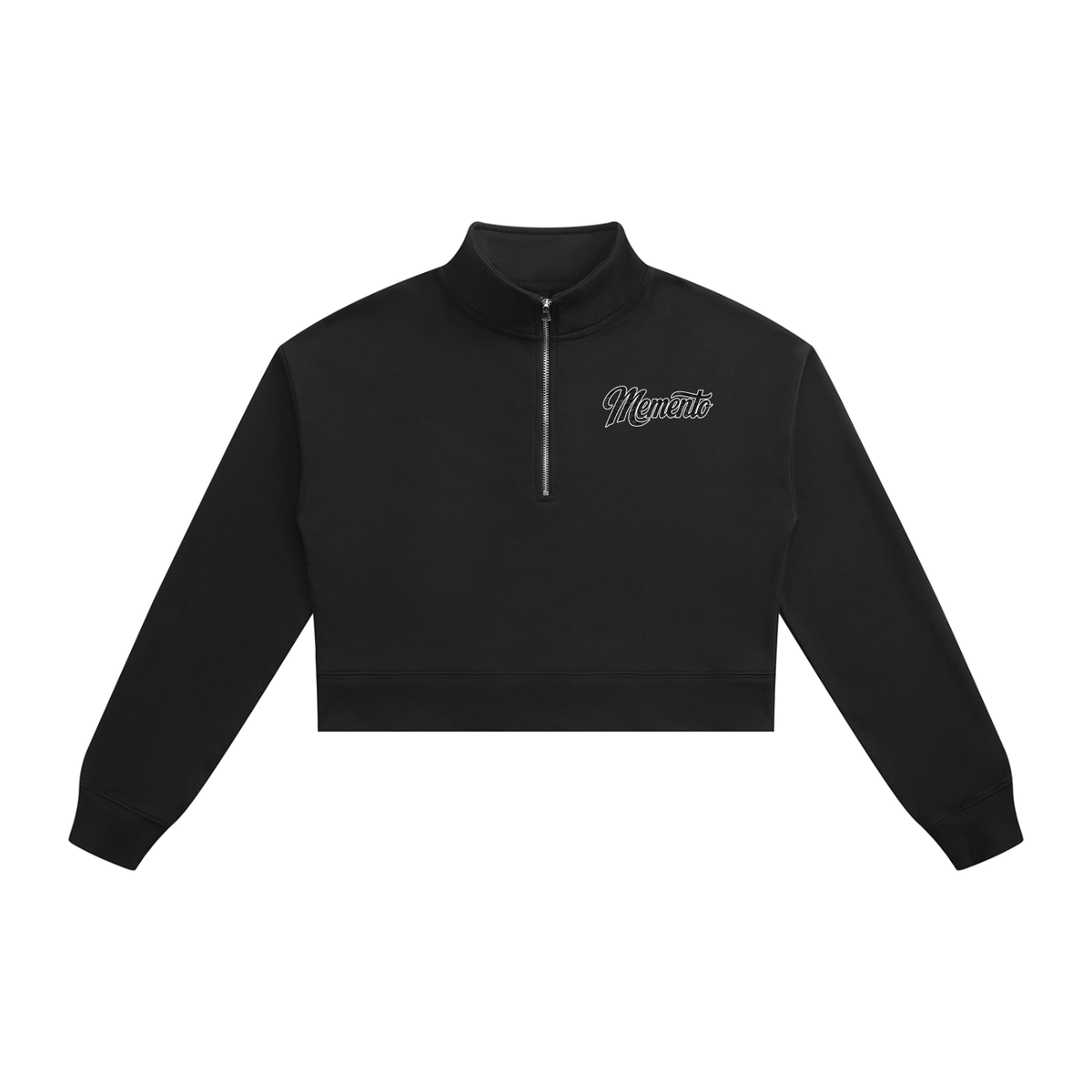 Memento Women's Crop Quarter-Zip Sweatshirt