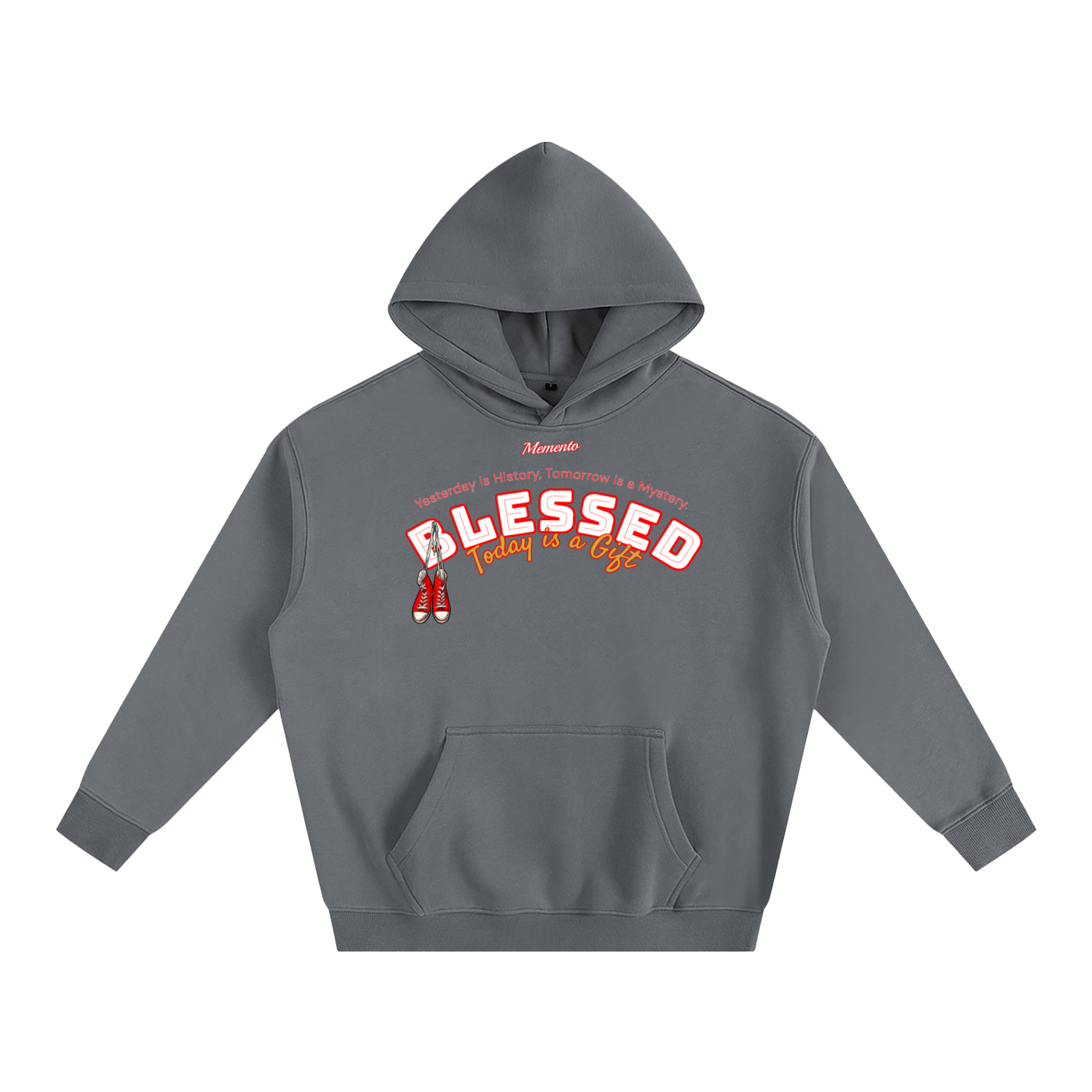 Be Where Your Feet Are Fleeced Hoodie - Memento Mori Clothing