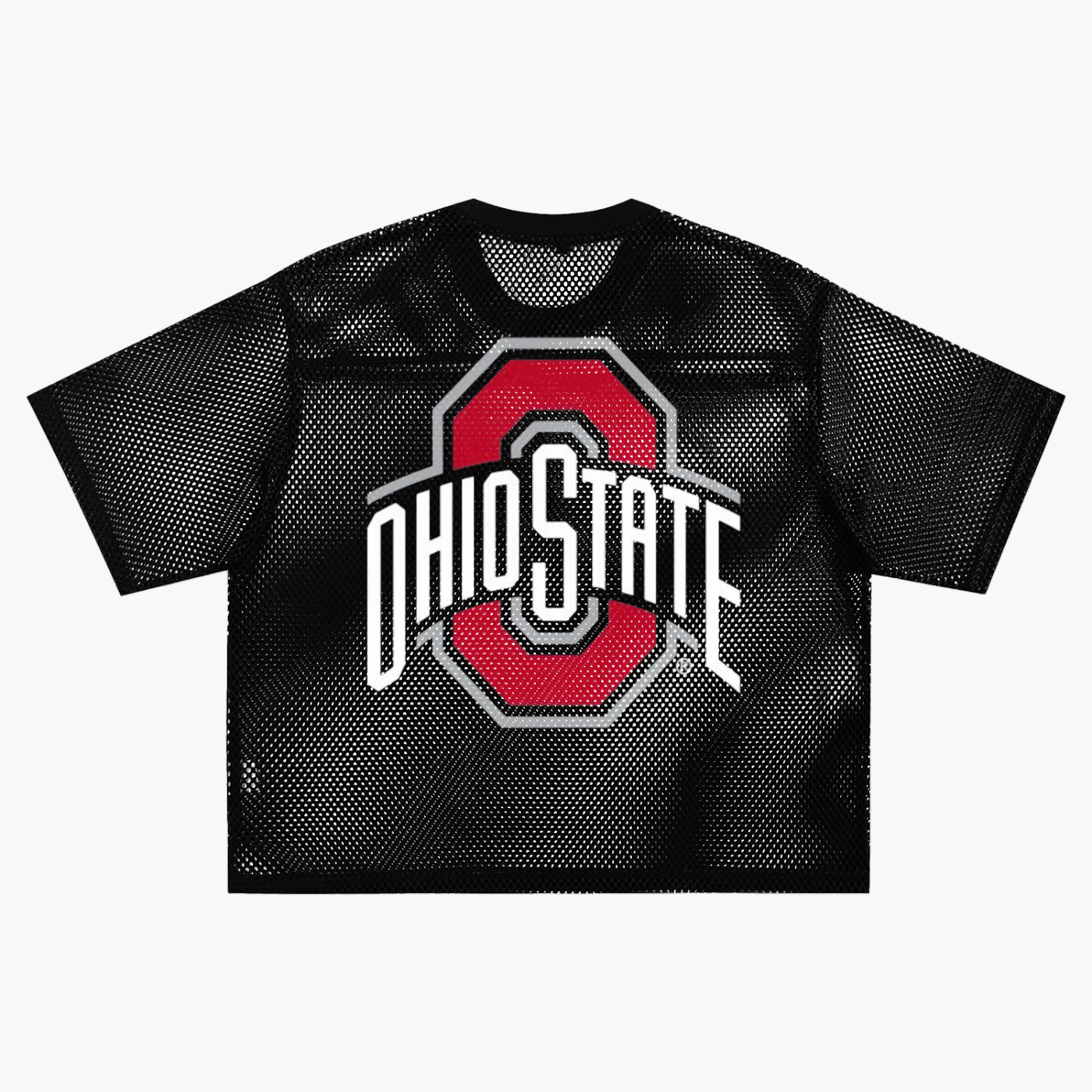 OHIO See-through Boxy Net T-shirt