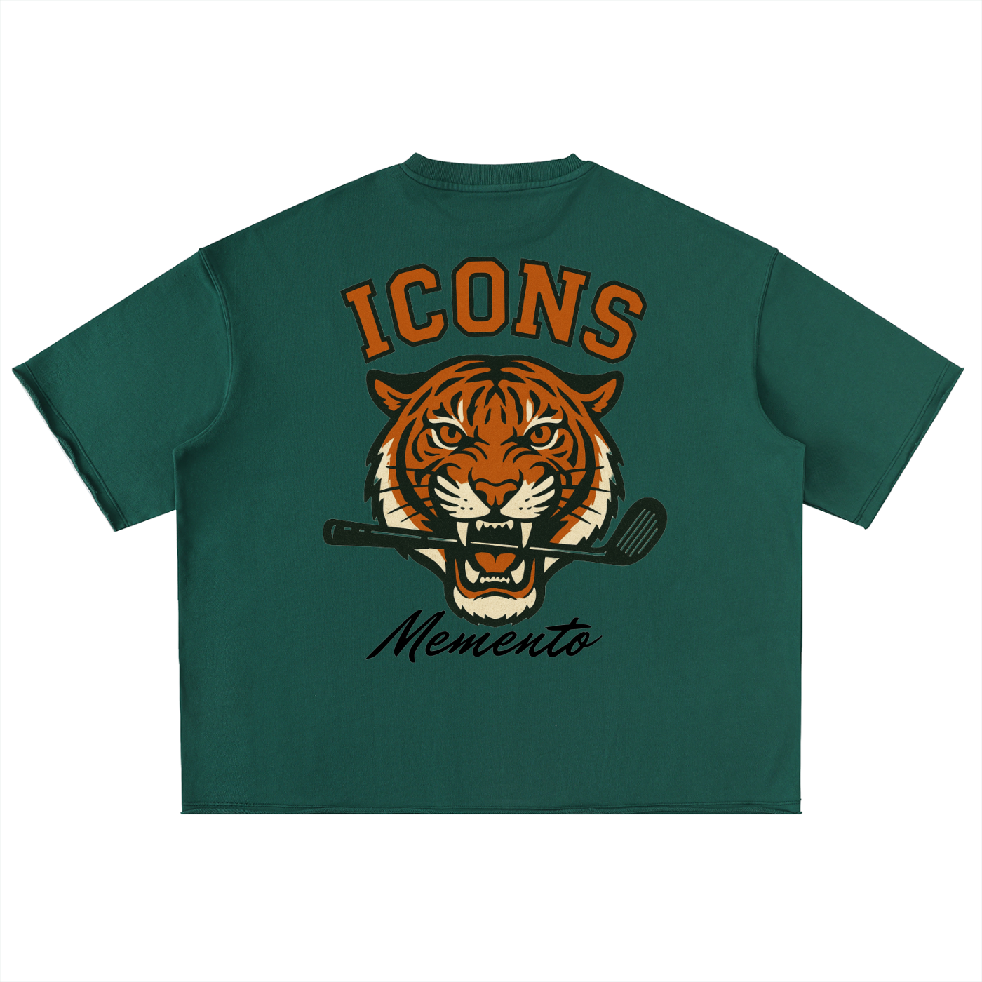 Tiger Woods Washed Rolled Hem Half Sleeve T-Shirt - Memento Mori Clothing