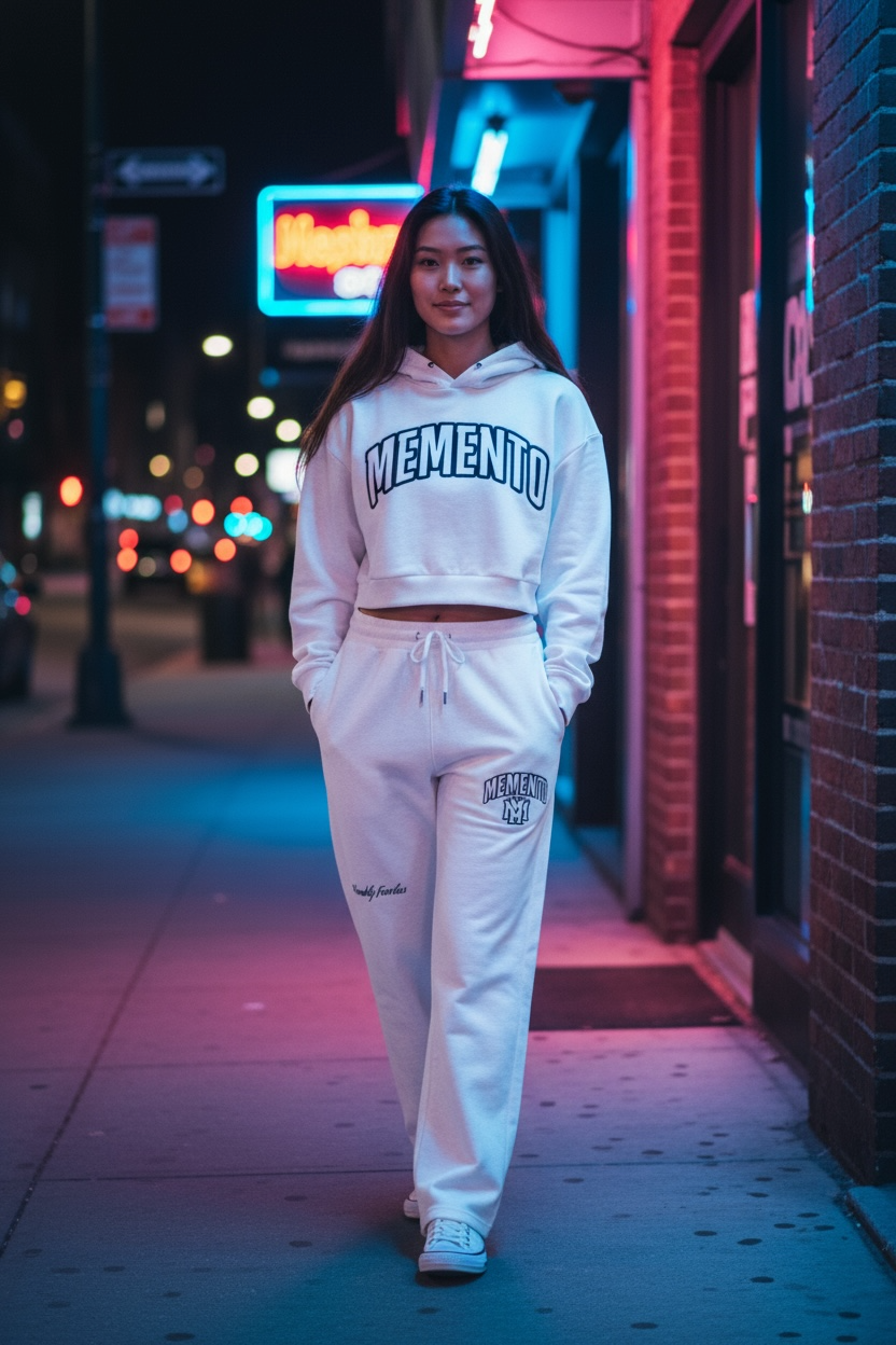 MMC Essential Cropped Hoodie - Memento Mori Clothing
