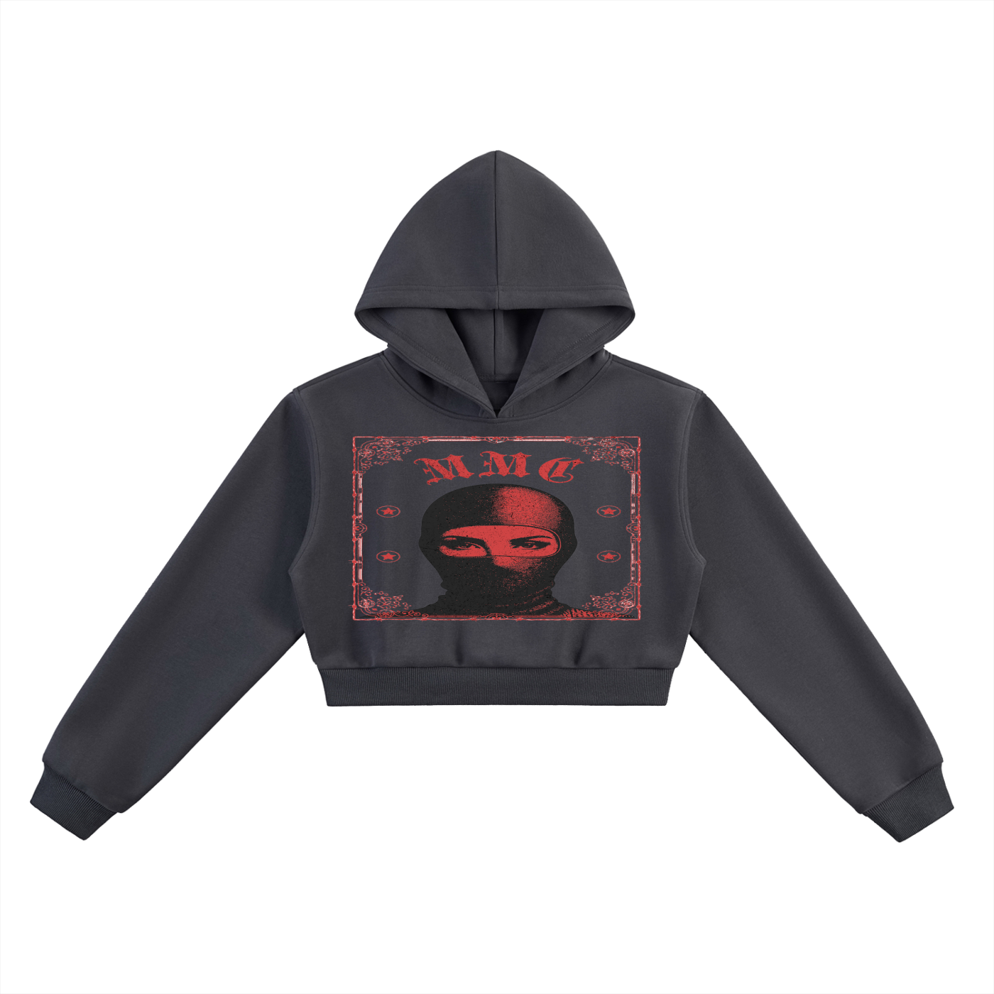 Savage Cropped Hoodie - Memento Mori Clothing