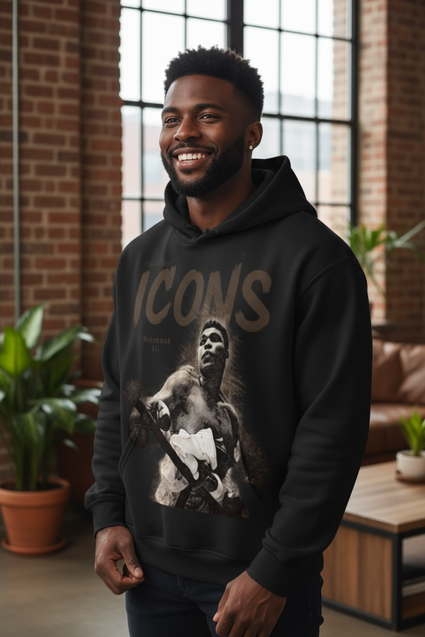 ALI Fleeced Boxy Hoodie - Memento Mori Clothing
