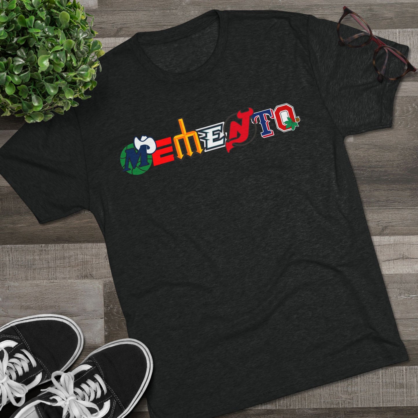 Logos Tri-Blend Crew Tee - Fun Graphic Design for Everyday Wear - Memento Mori Clothing