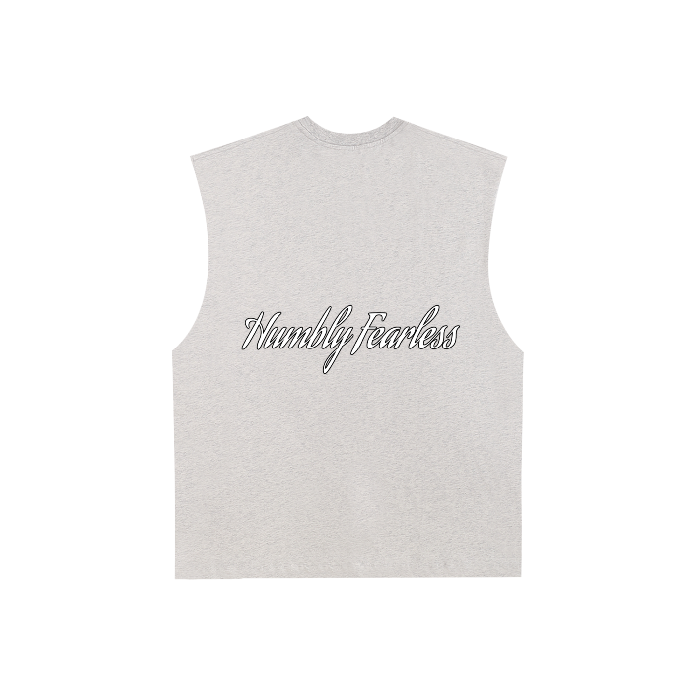 Memento Raw Edge Cotton Tank Top