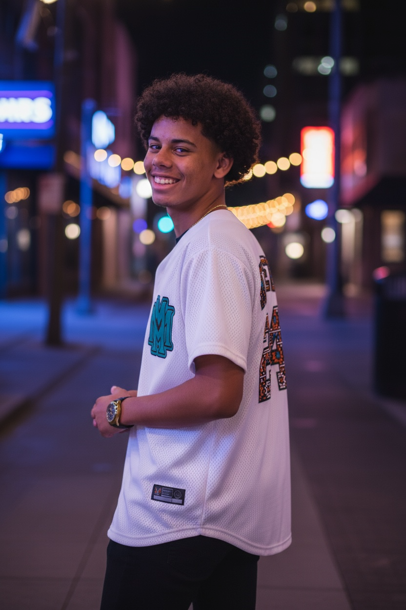 Varsity Button-Up Baseball Jersey - Memento Mori Clothing