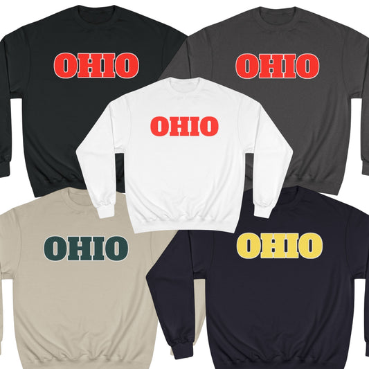 O-H-I-O Champion Sweatshirt - Memento Mori Clothing