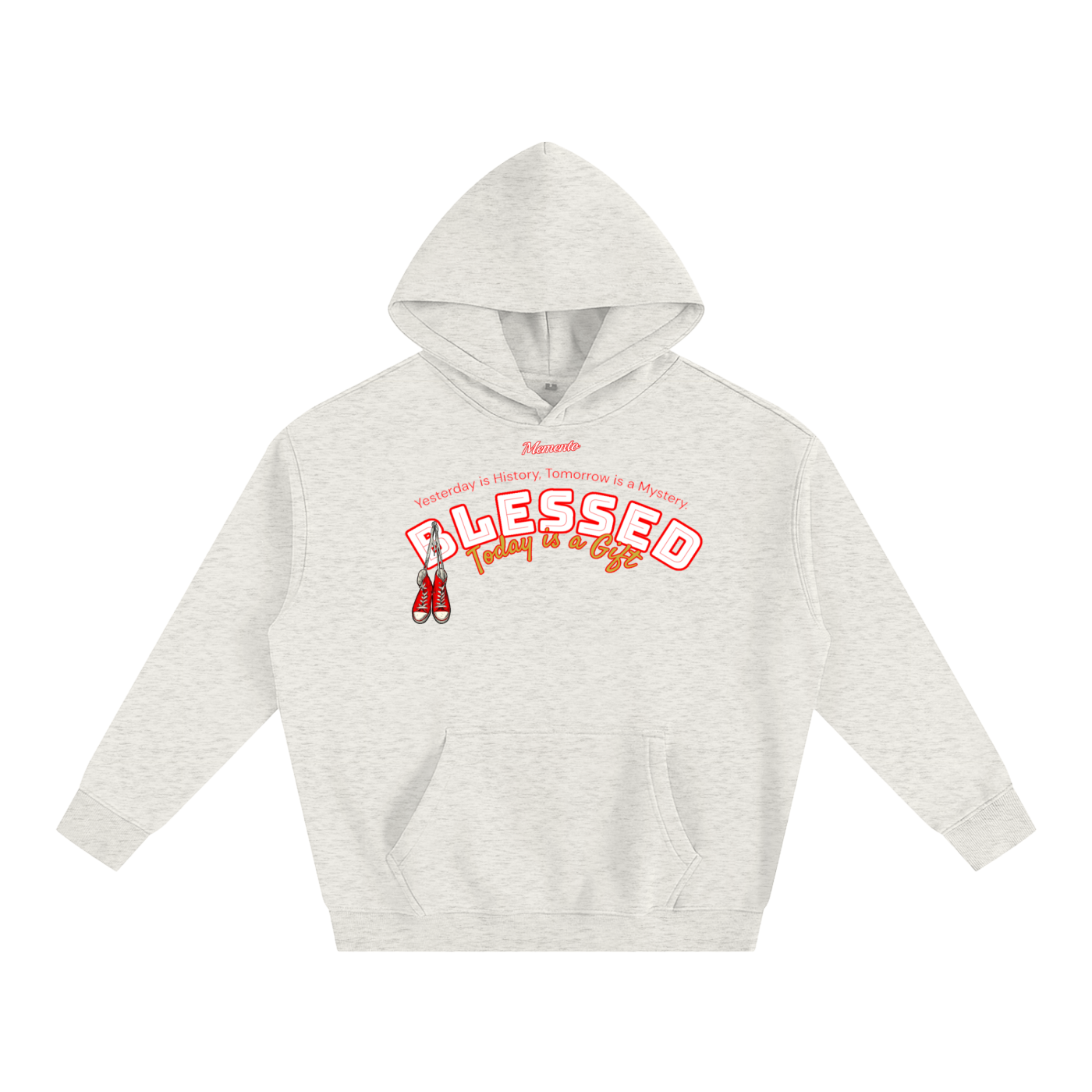 Be Where Your Feet Are Fleeced Hoodie - Memento Mori Clothing