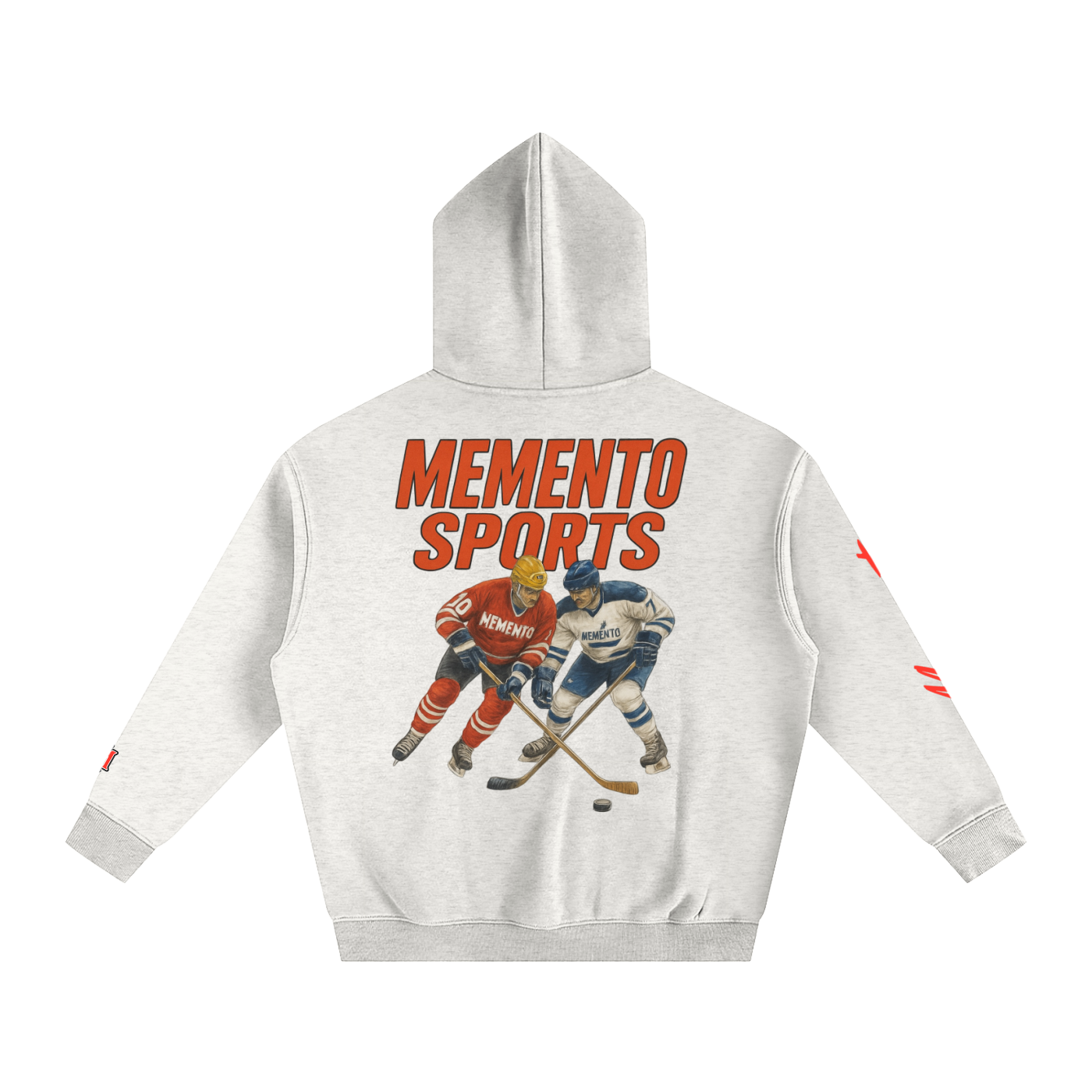 Blades of Glory Oversize Fleeced Hoodie - Memento Mori Clothing