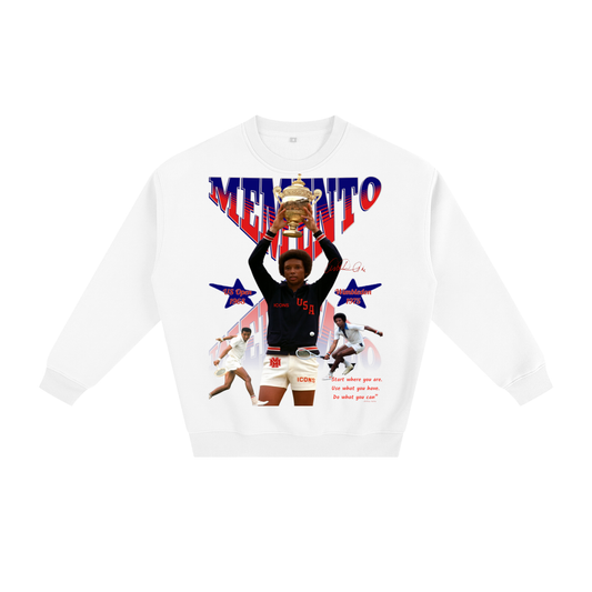 Arthur Ashe Fleeced Sweatshirt - Memento Mori Clothing