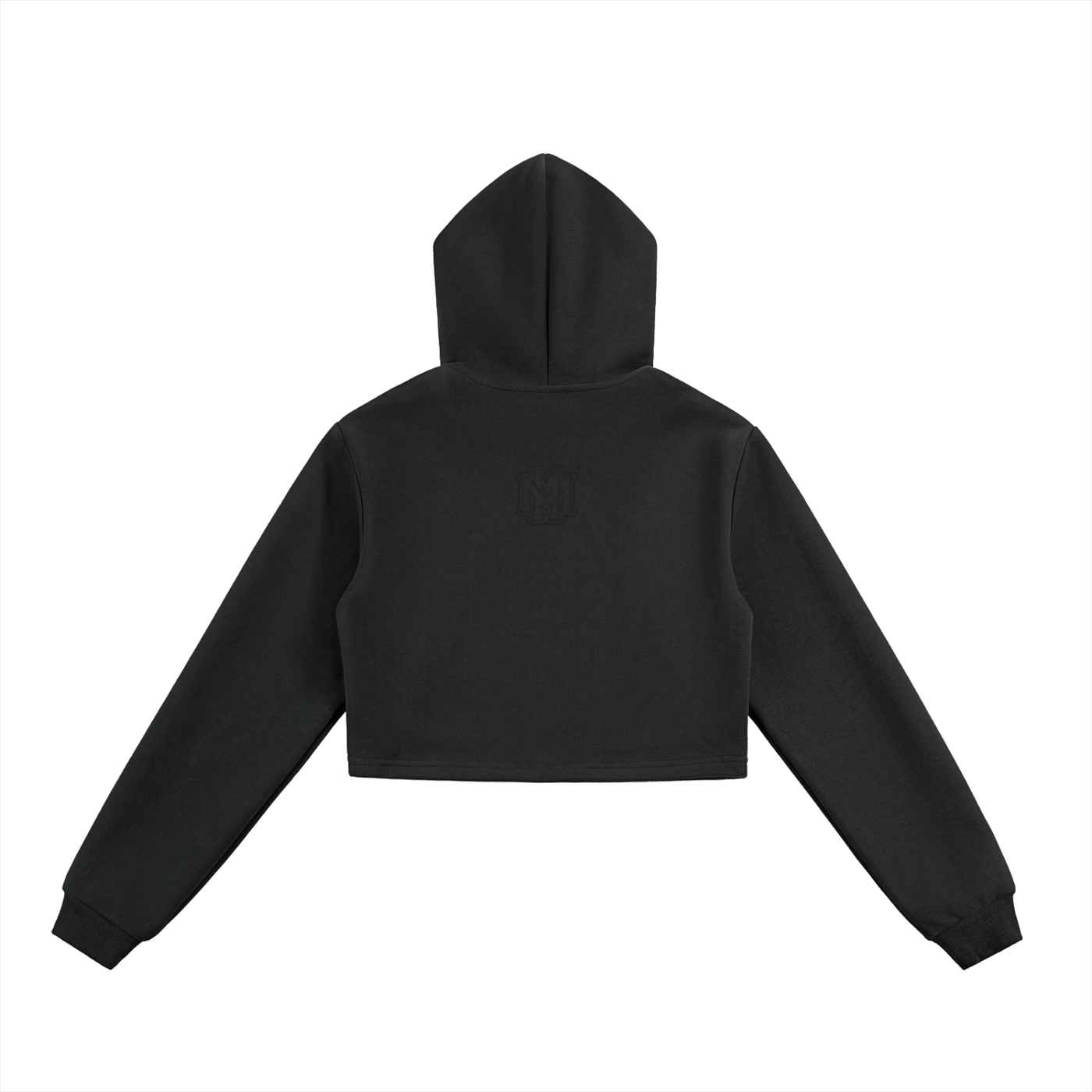 MMC Essential Cropped Zip-Up Hoodie - Memento Mori Clothing