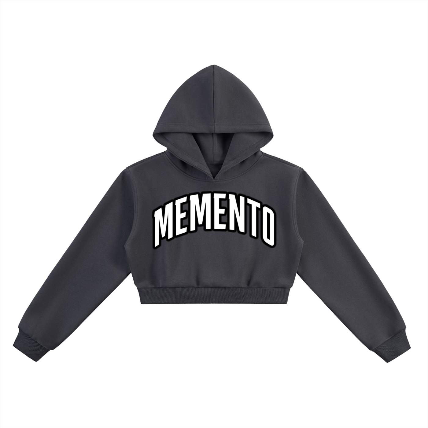 MMC Essential Cropped Hoodie - Memento Mori Clothing