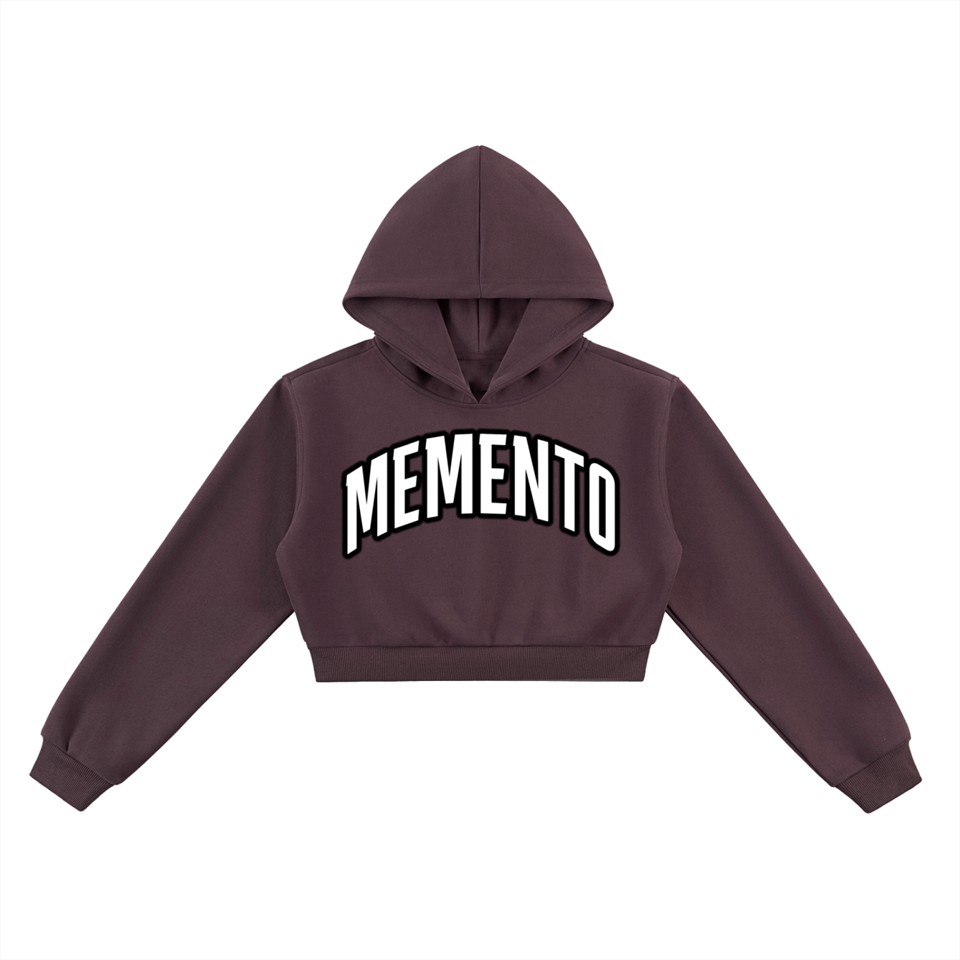 MMC Essential Cropped Hoodie - Memento Mori Clothing