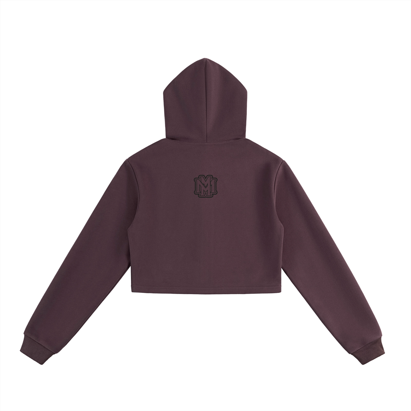 MMC Essential Cropped Zip-Up Hoodie - Memento Mori Clothing