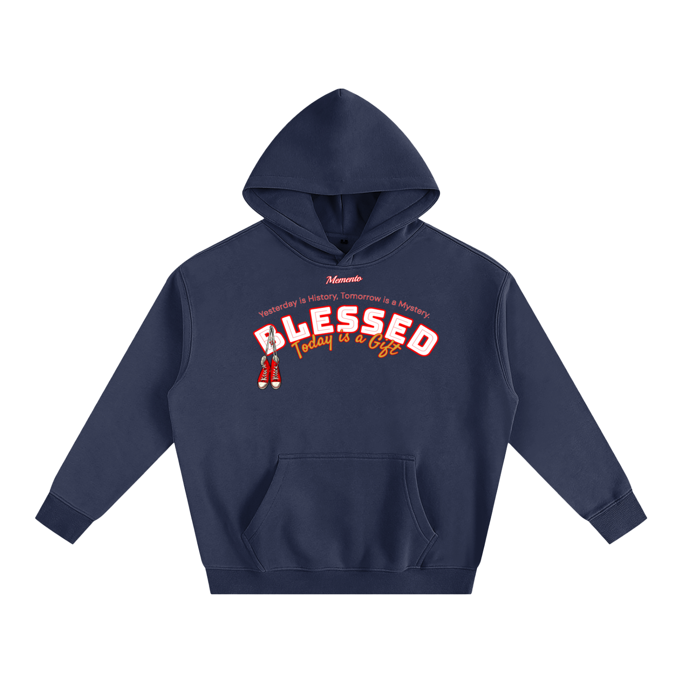 Be Where Your Feet Are Fleeced Hoodie - Memento Mori Clothing