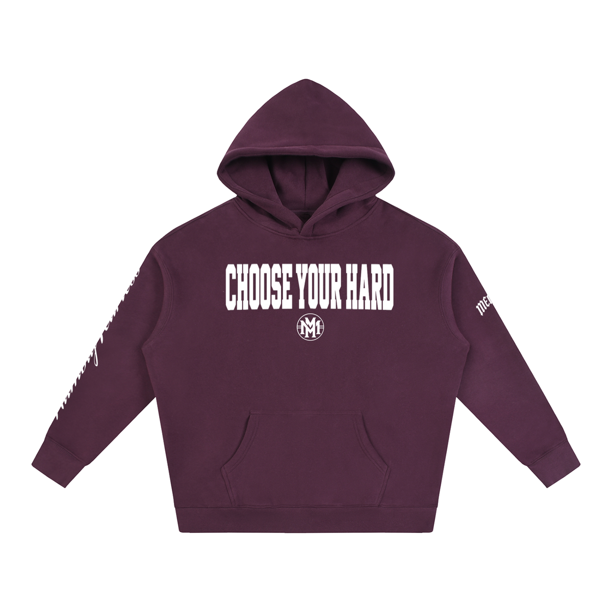 Choose Your Hard Fleeced Hoodie