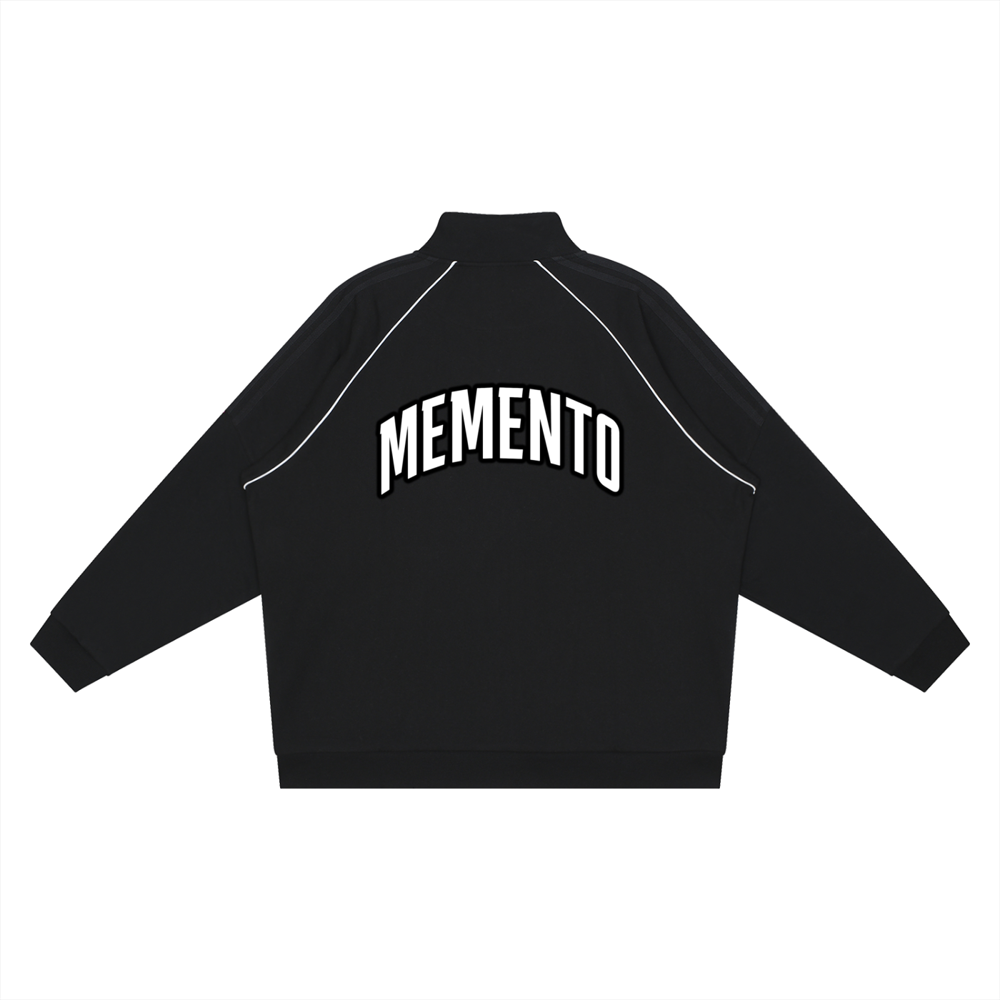Reflection Striped Raglan Sleeve  Jacket - Memento Mori Clothing